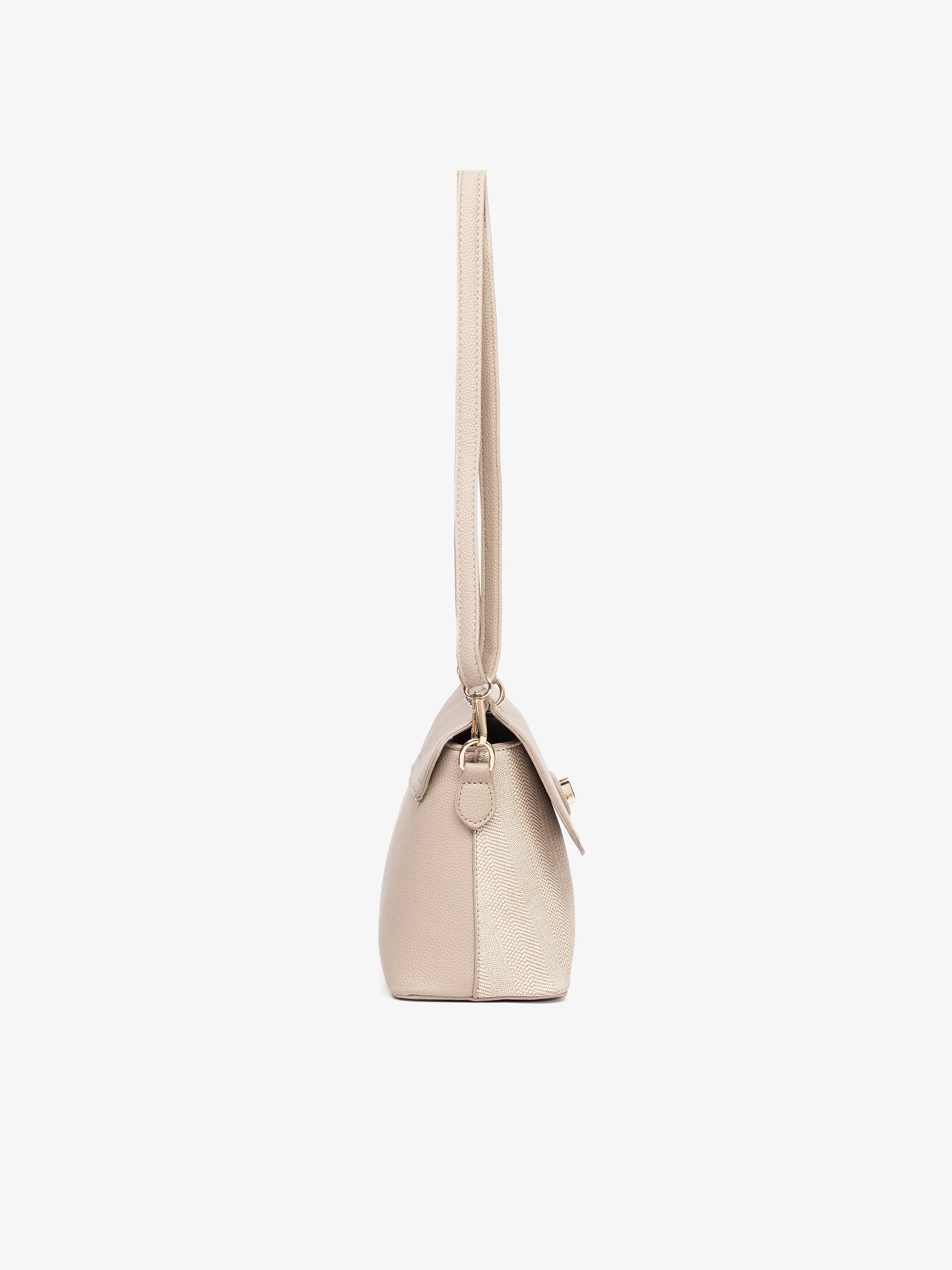Women's Beige Crossbody Bag - EAWHB5-050 - Image 3