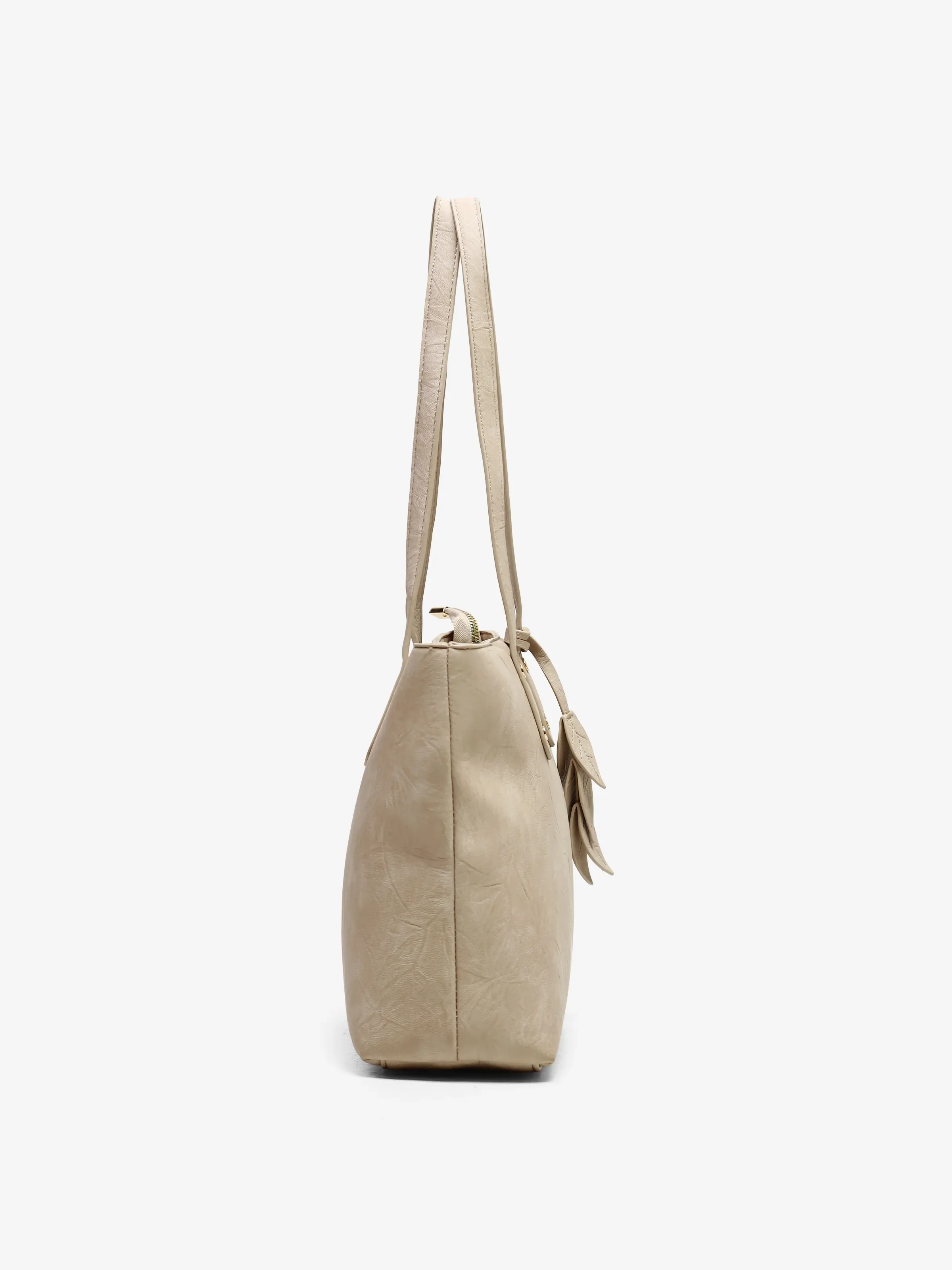 Women's Beige Tote Bag - EAWHB5-051 - Image 3