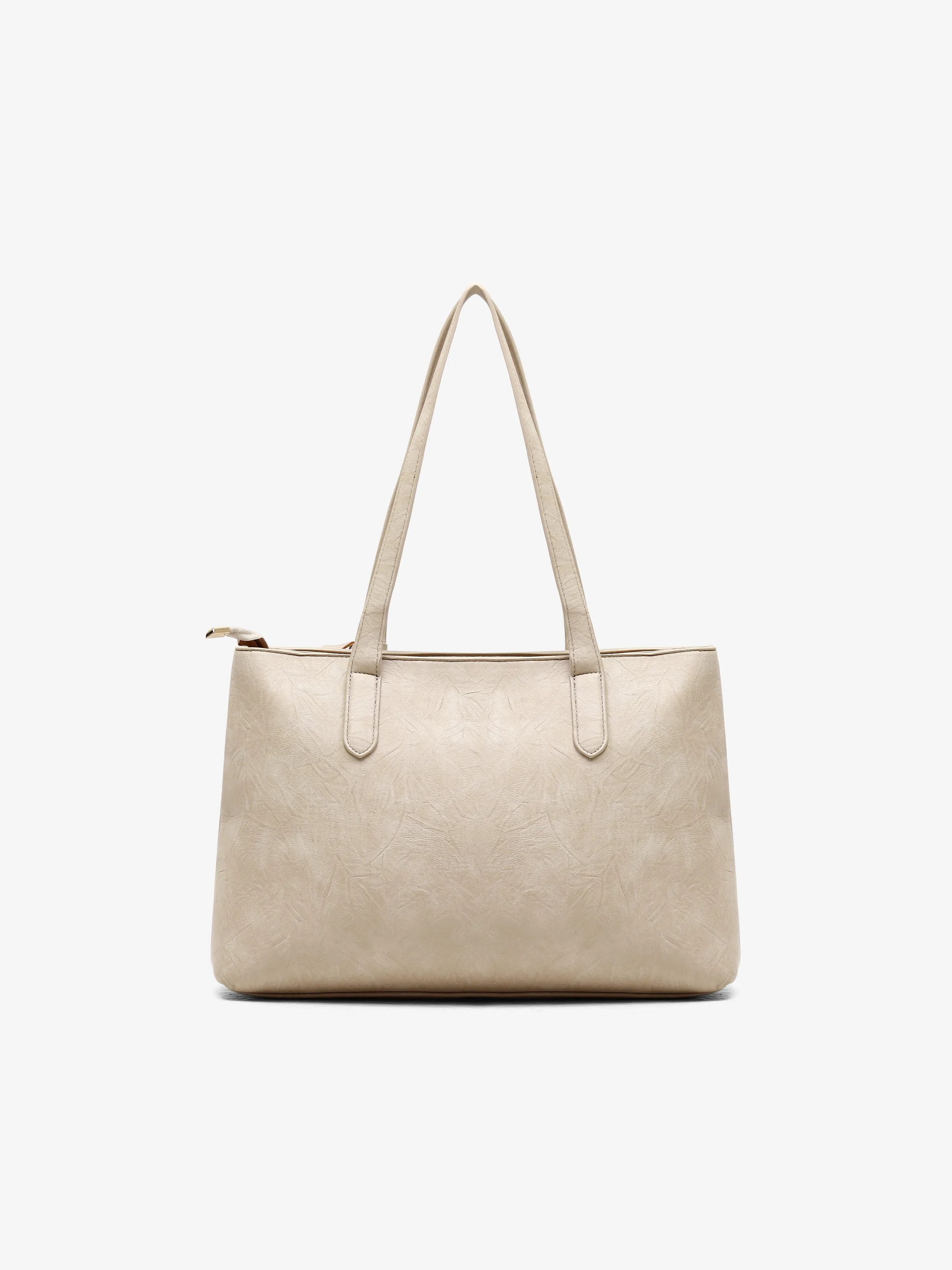 Women's Beige Tote Bag - EAWHB5-051 - Image 4