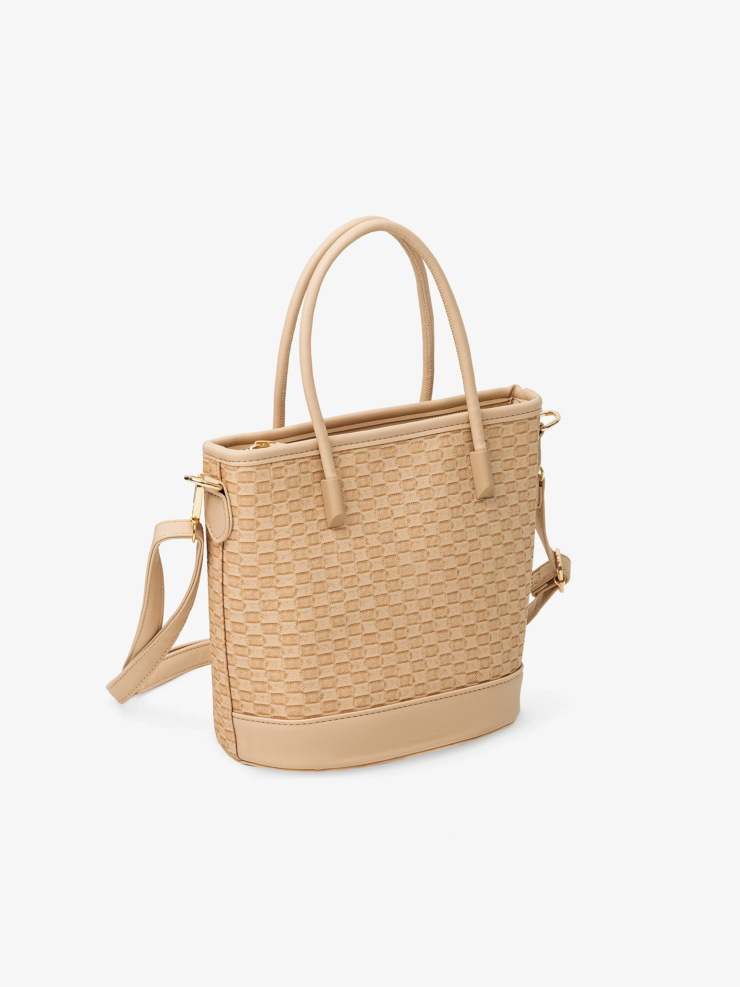 Beige Bucket Shoulder Bag - EAWHB5-007 - Image 3