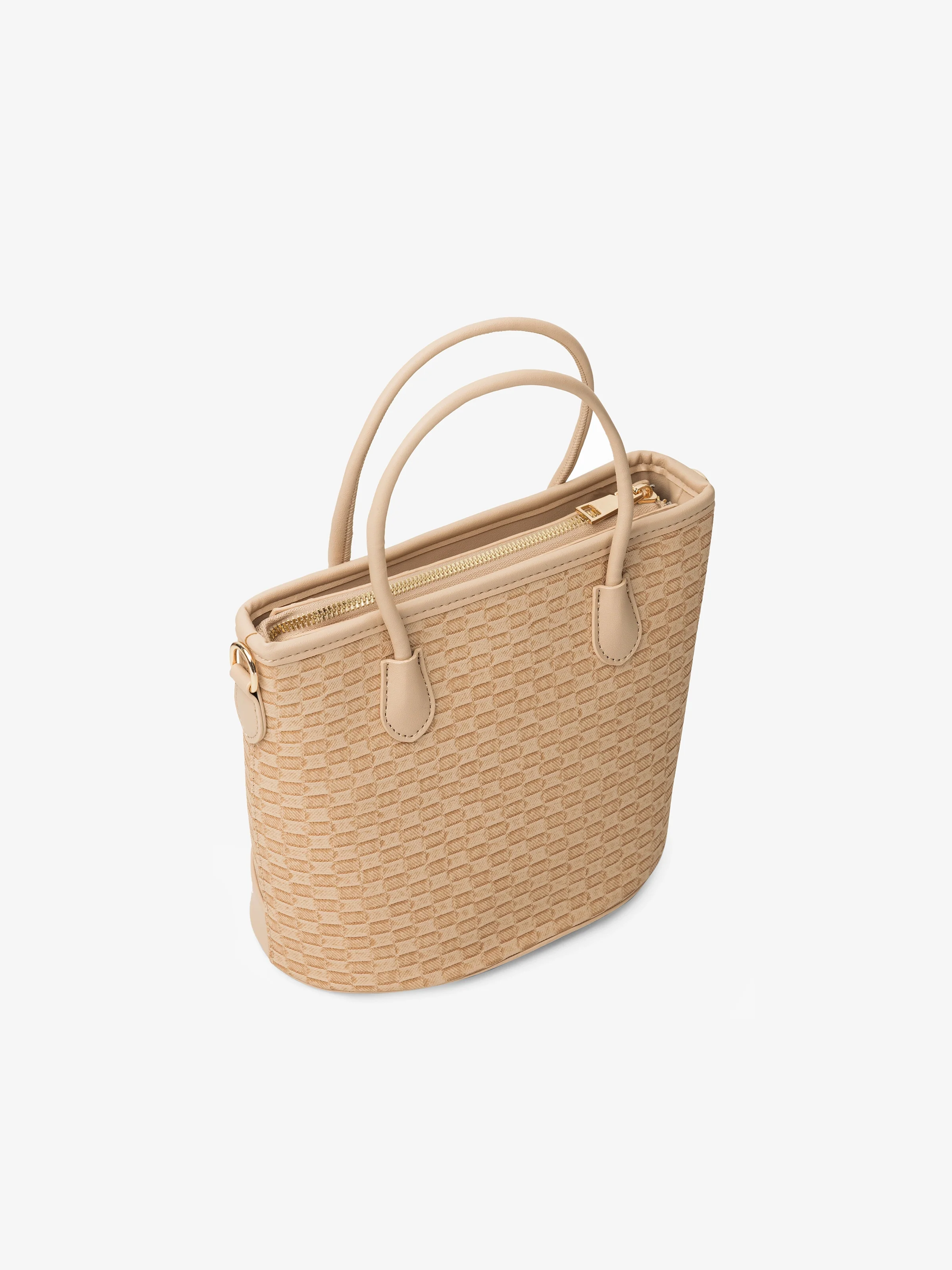 Beige Bucket Shoulder Bag - EAWHB5-007 - Image 4