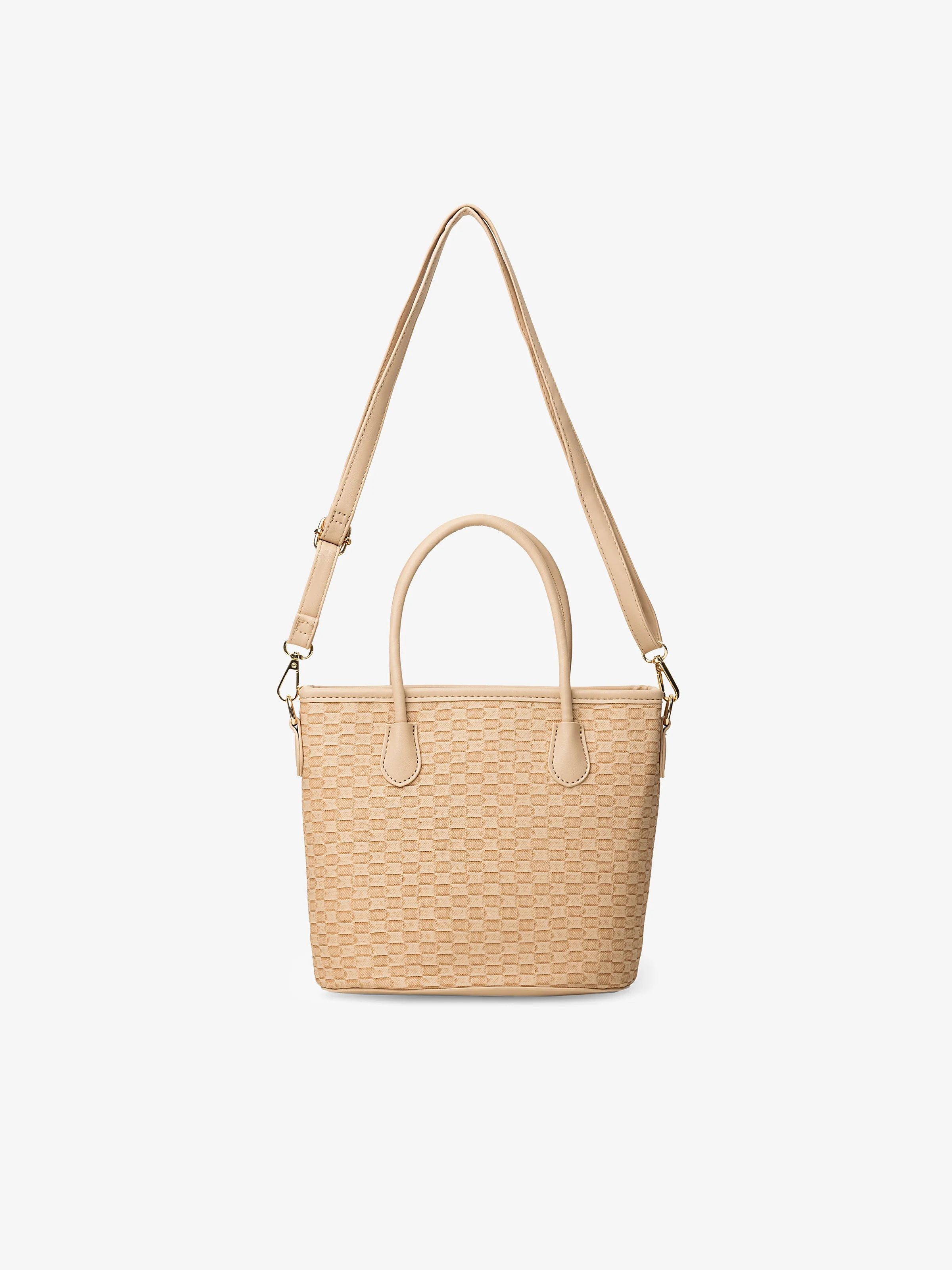 Beige Bucket Shoulder Bag - EAWHB5-007 - Image 5