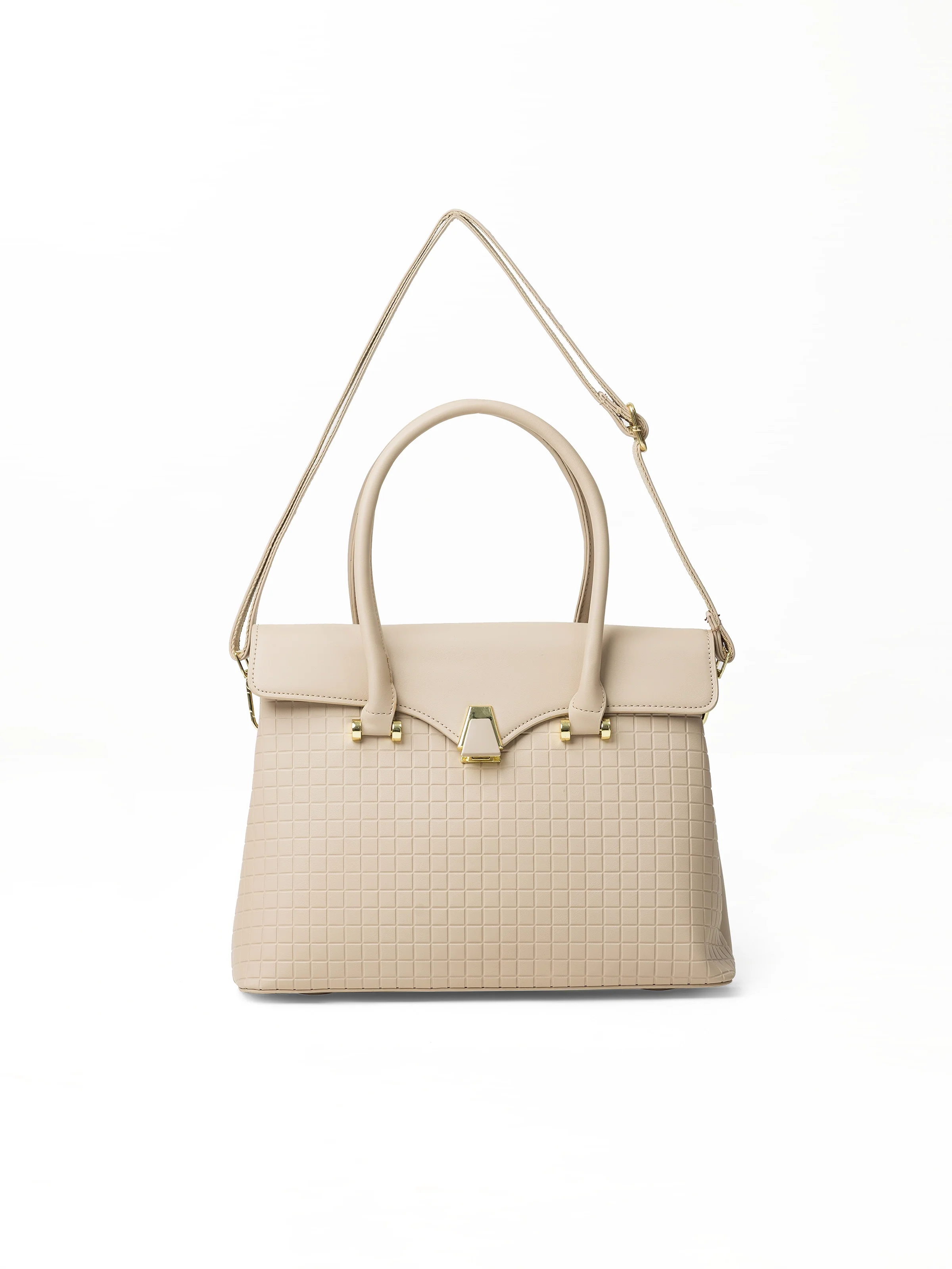 Beige Hand Bag - EAWHB5-018 - Image 2