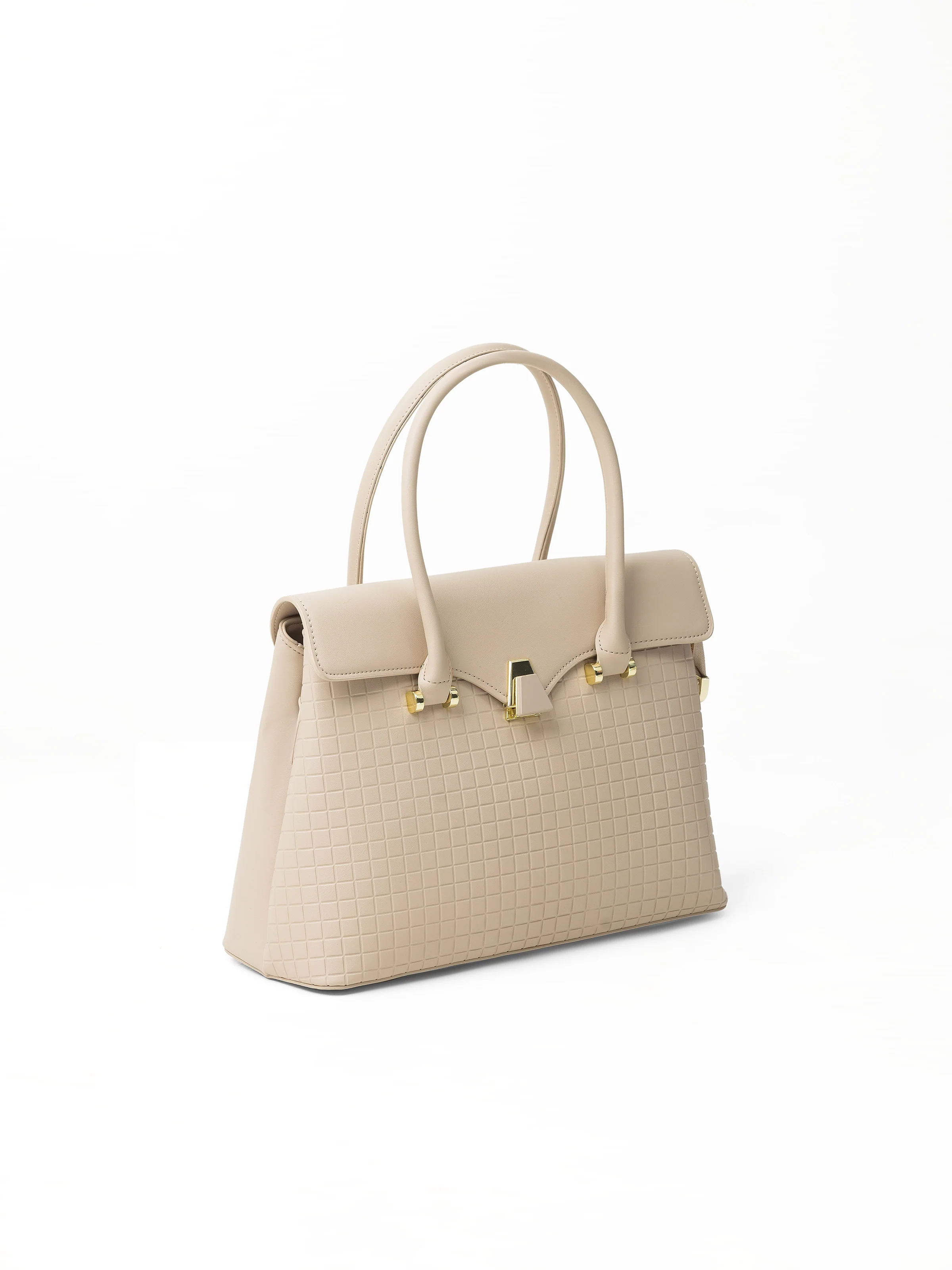 Beige Hand Bag - EAWHB5-018 - Image 3