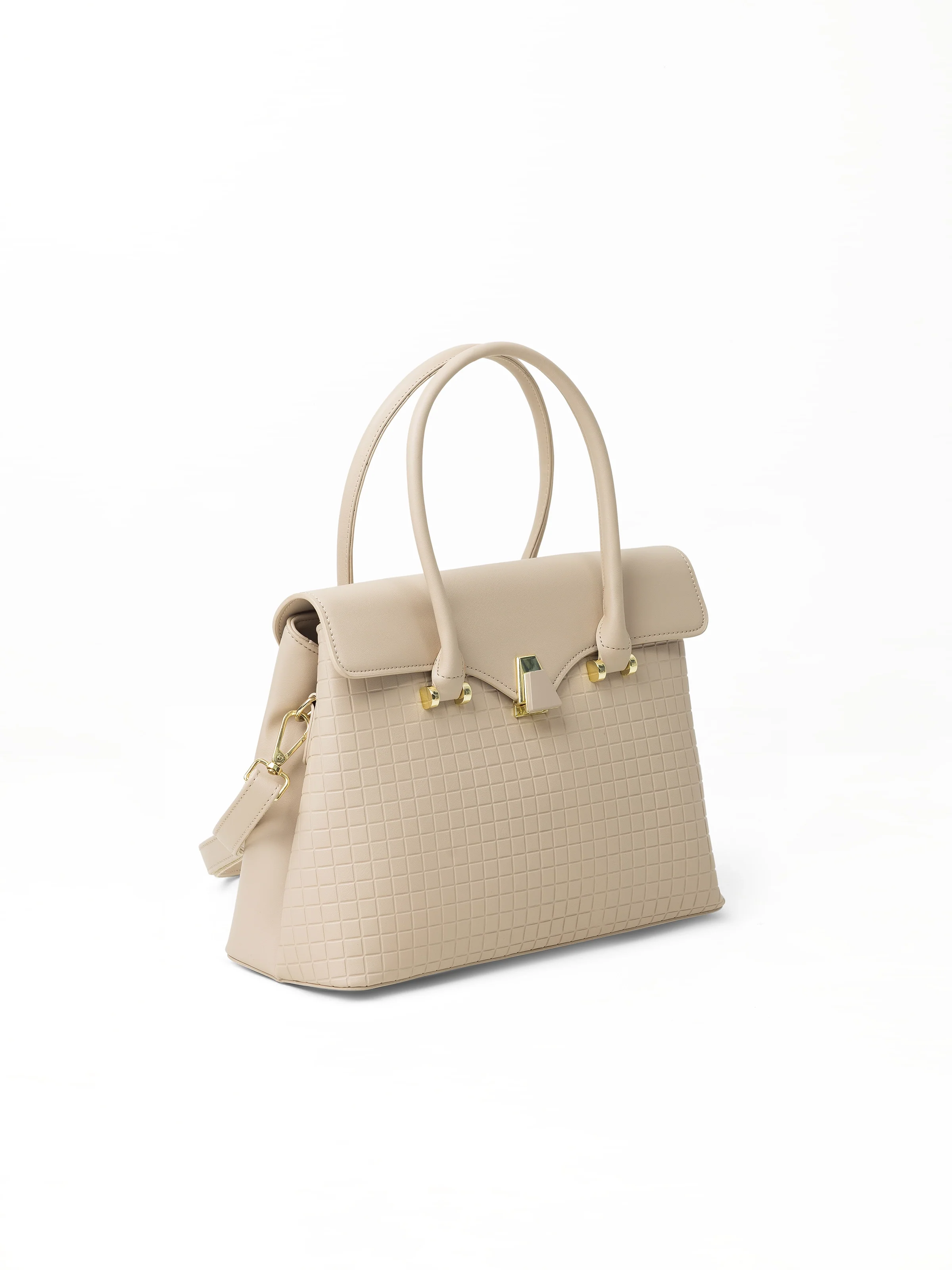Beige Hand Bag - EAWHB5-018 - Image 4
