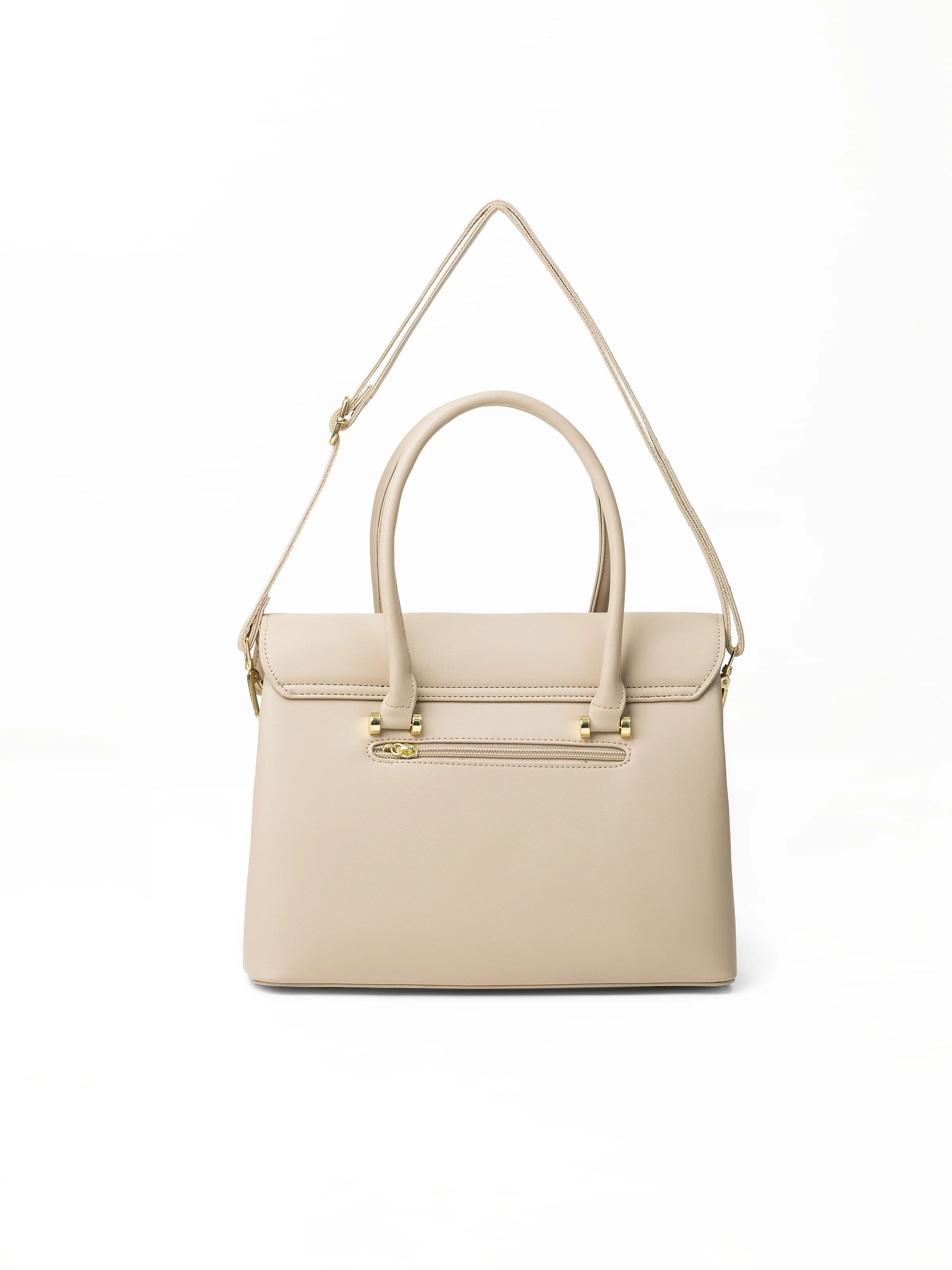 Beige Hand Bag - EAWHB5-018 - Image 5