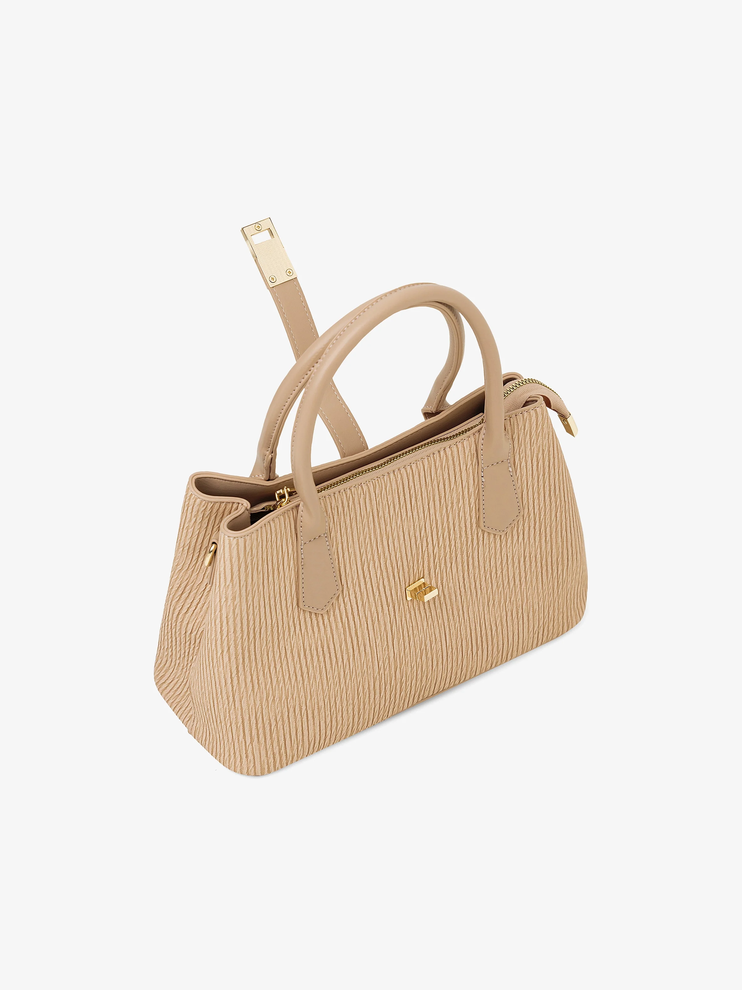 Beige Hand Bag - EAWHB5-030 - Image 4