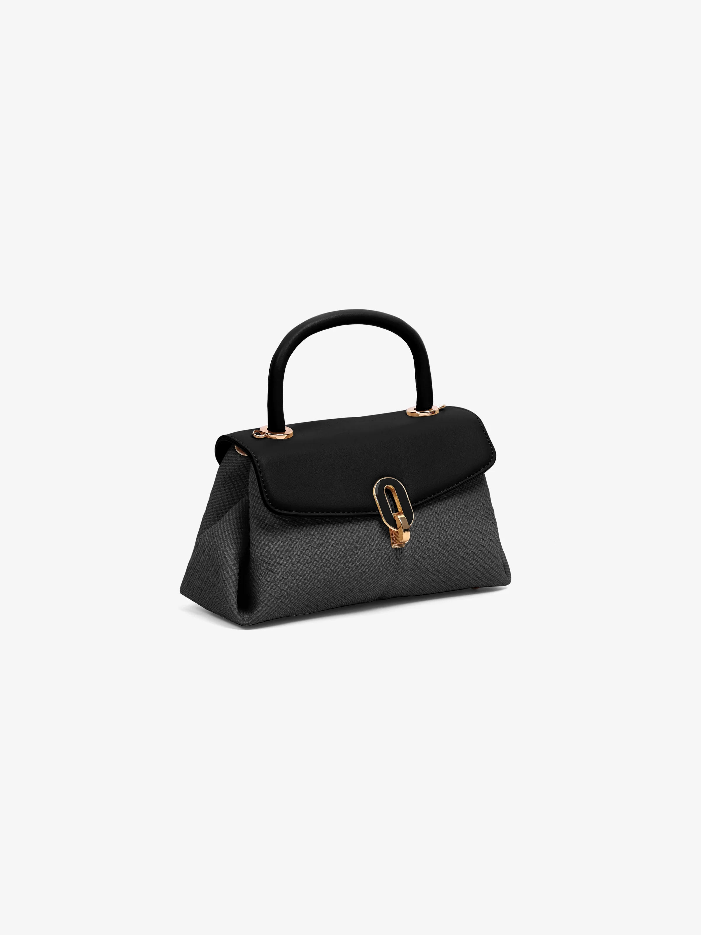 Women's Black Top-handle Crossbody Bag - EAWHB5-036 - Image 3
