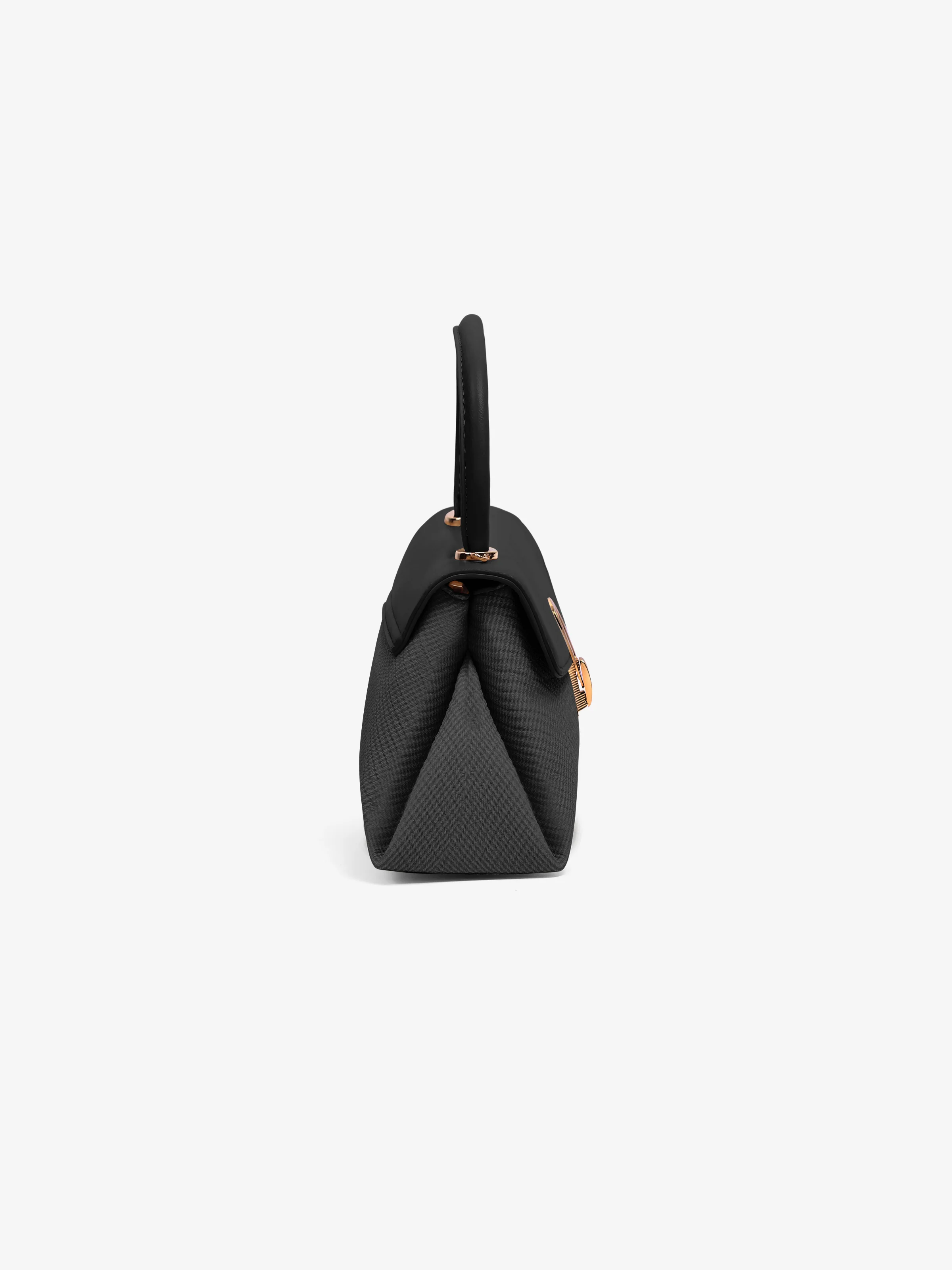Women's Black Top-handle Crossbody Bag - EAWHB5-036 - Image 4