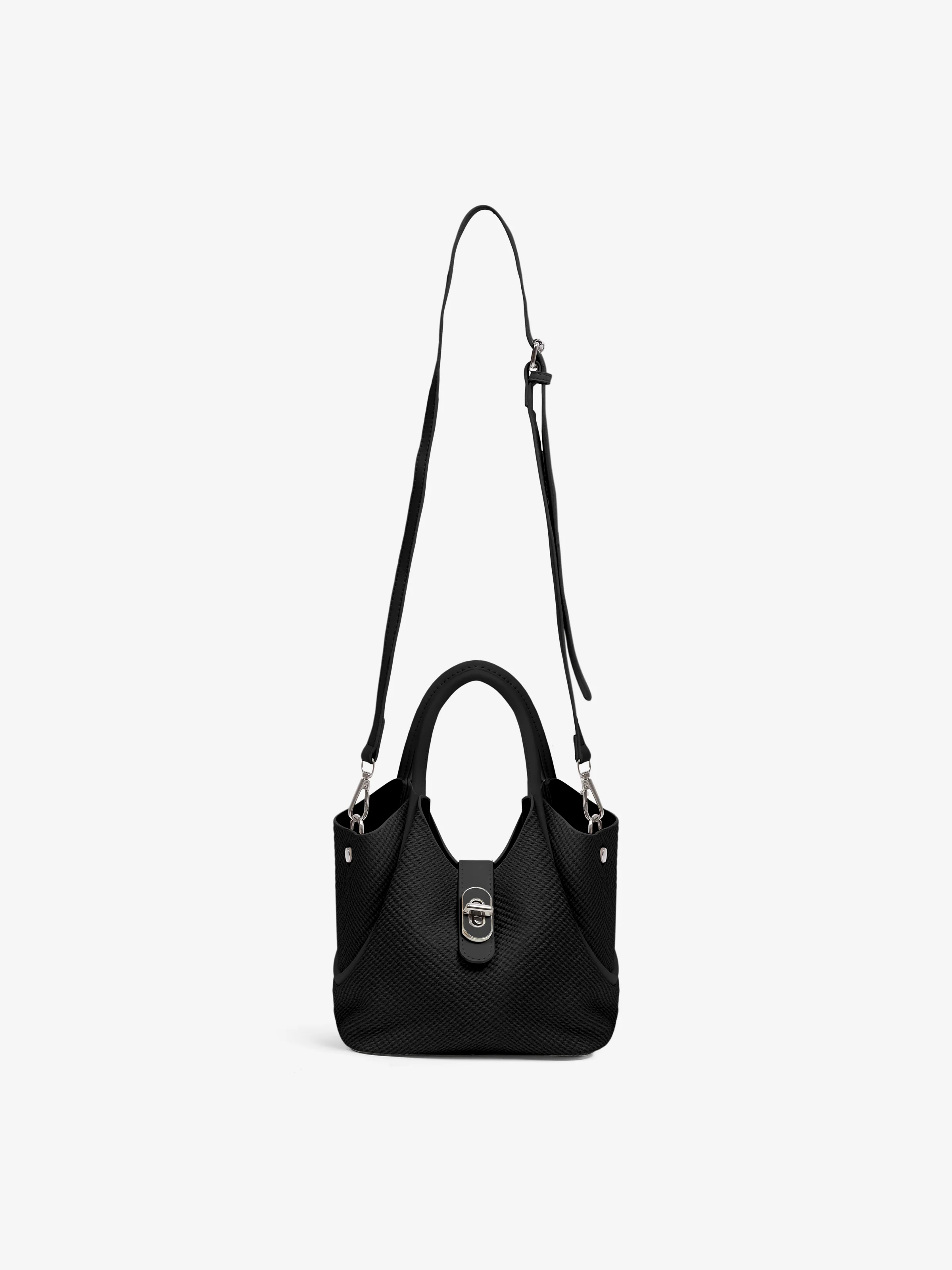 Women's Black Tote Bag - EAWHB5-039 - Image 2