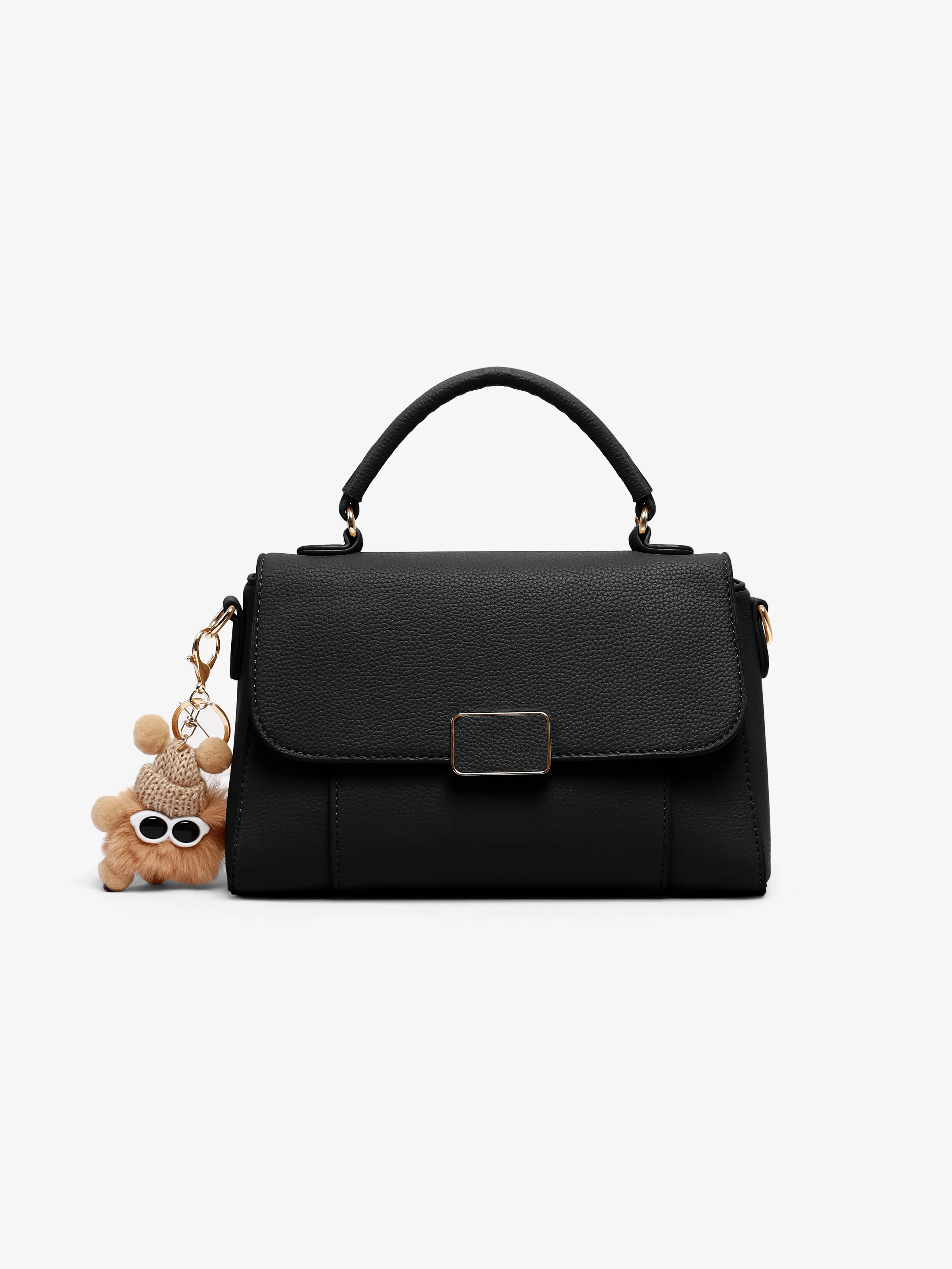 Women's Black Crossbody Bag - EAWHB5-046 - Image 2