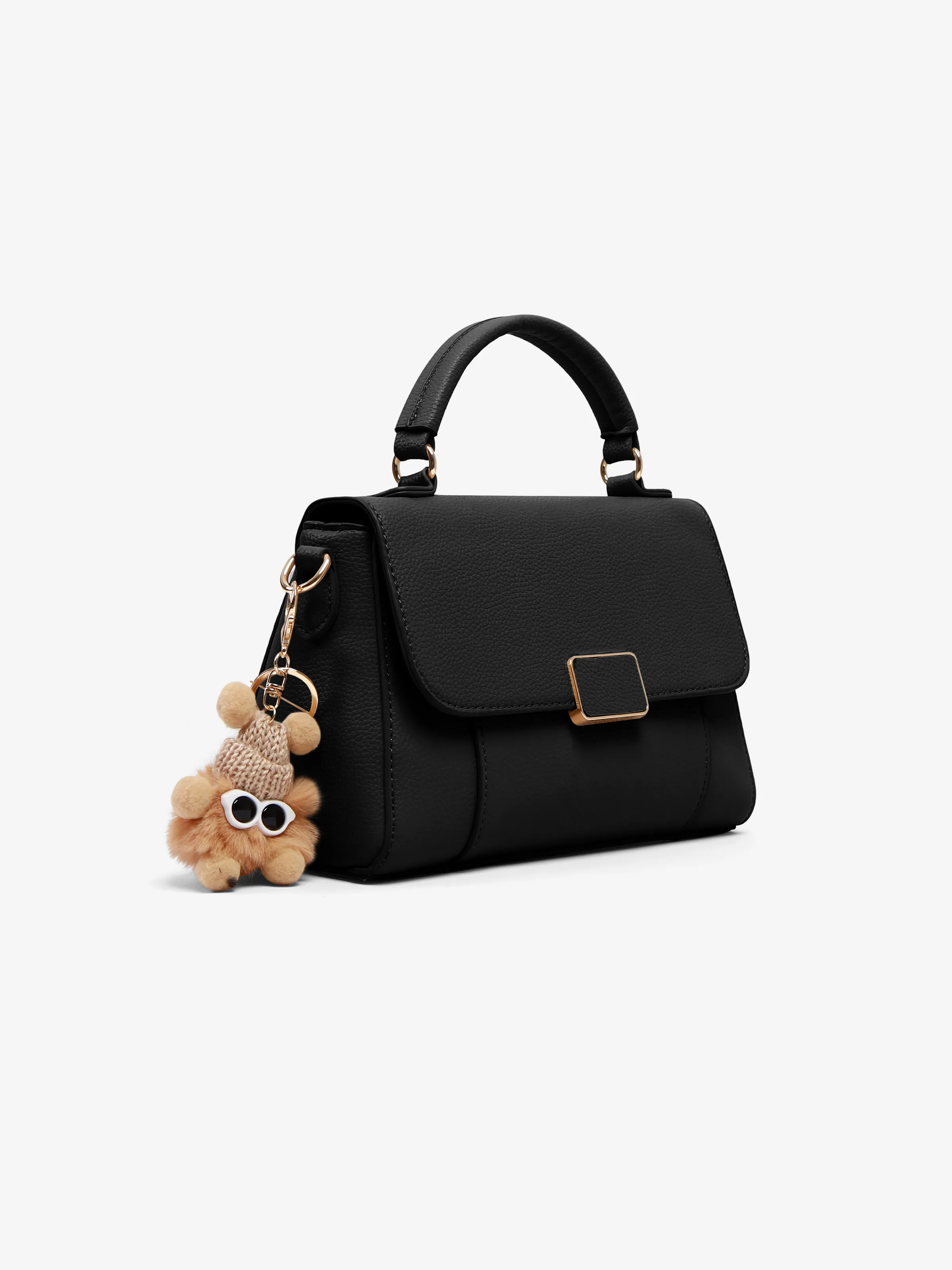 Women's Black Crossbody Bag - EAWHB5-046 - Image 4