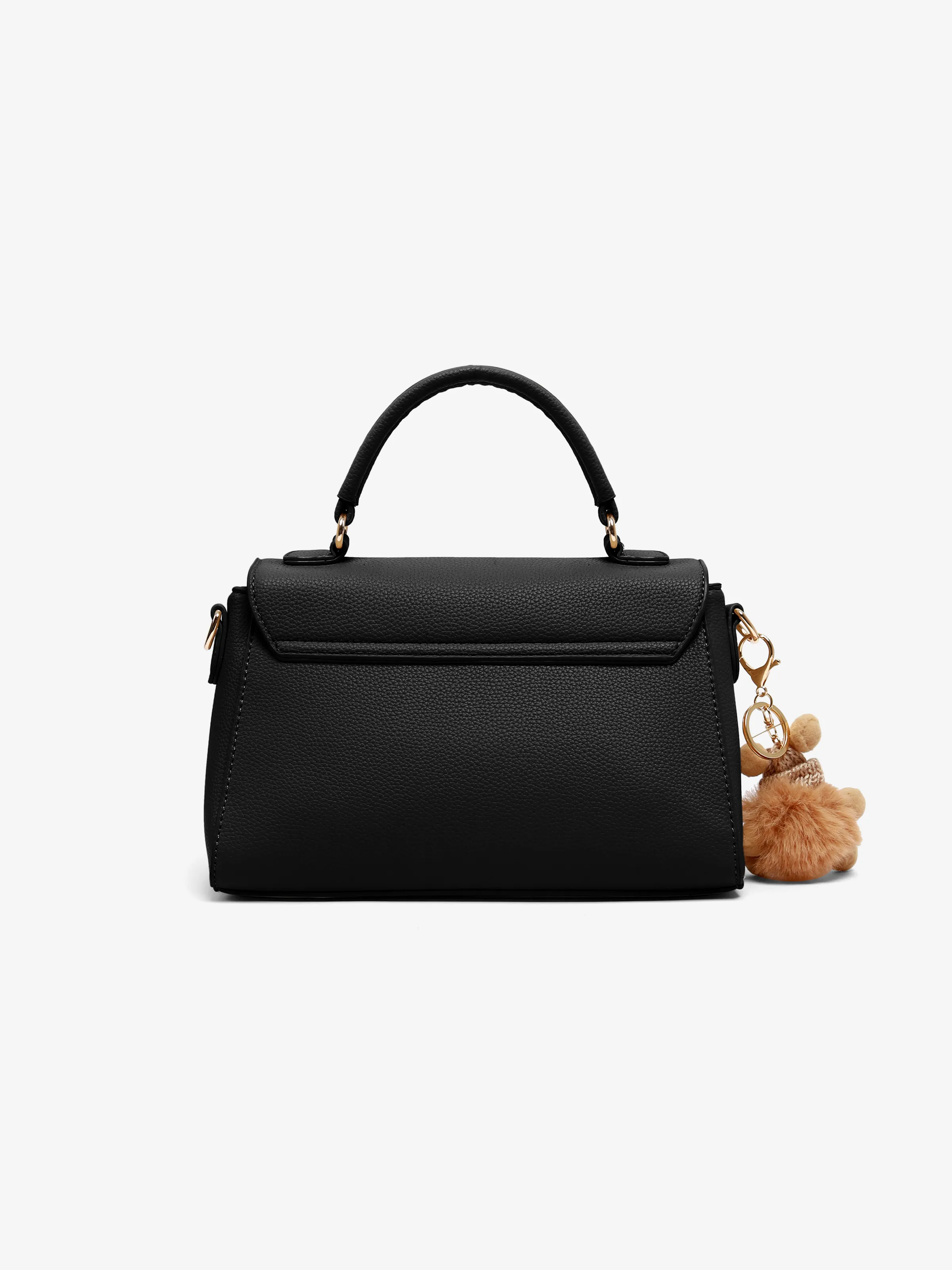 Women's Black Crossbody Bag - EAWHB5-046 - Image 5