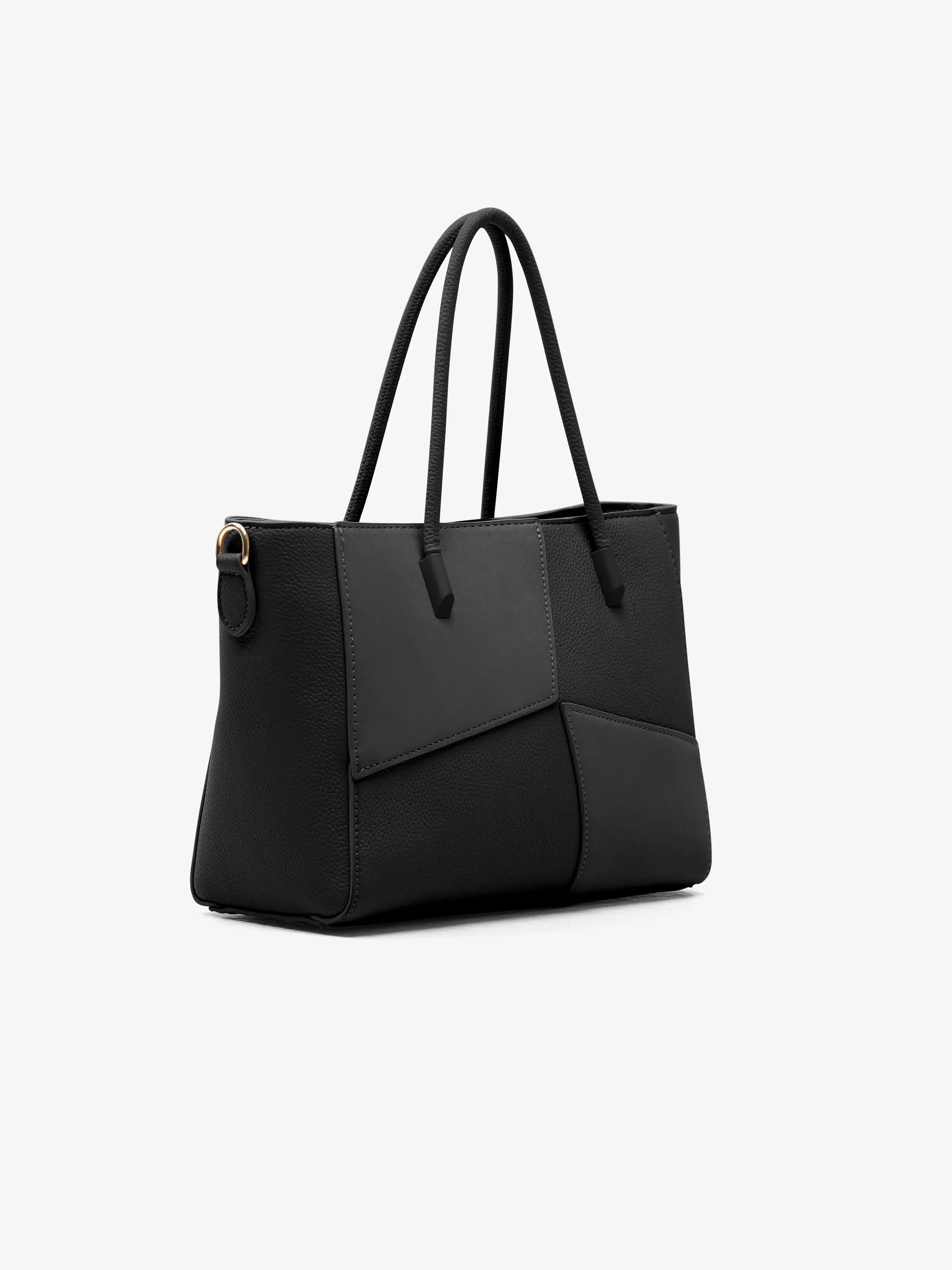 Women's Black Shoulder Bag - EAWHB5-047 - Image 3