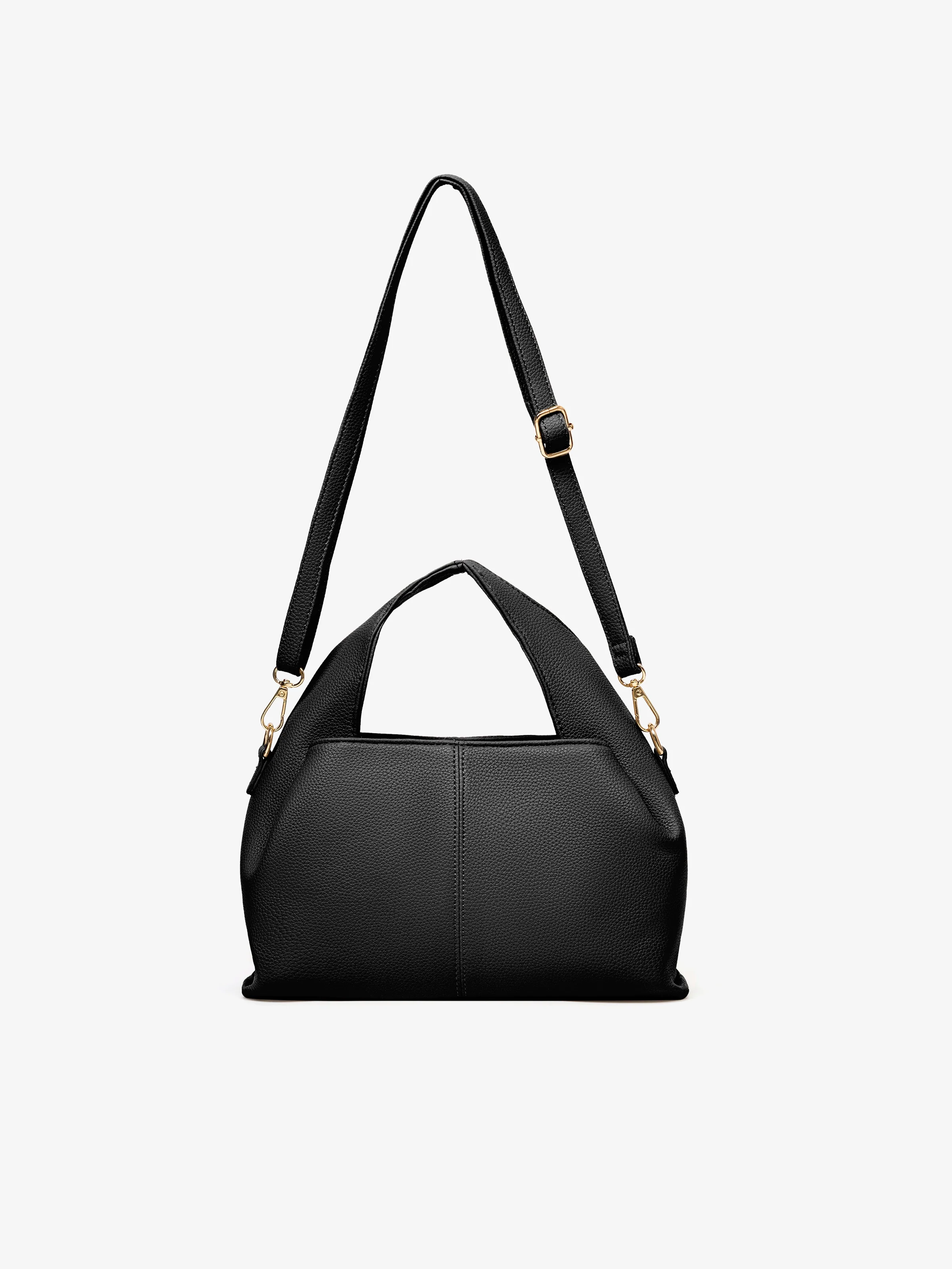 Women's Black Shoulder Bag - EAWHB5-048 - Image 3