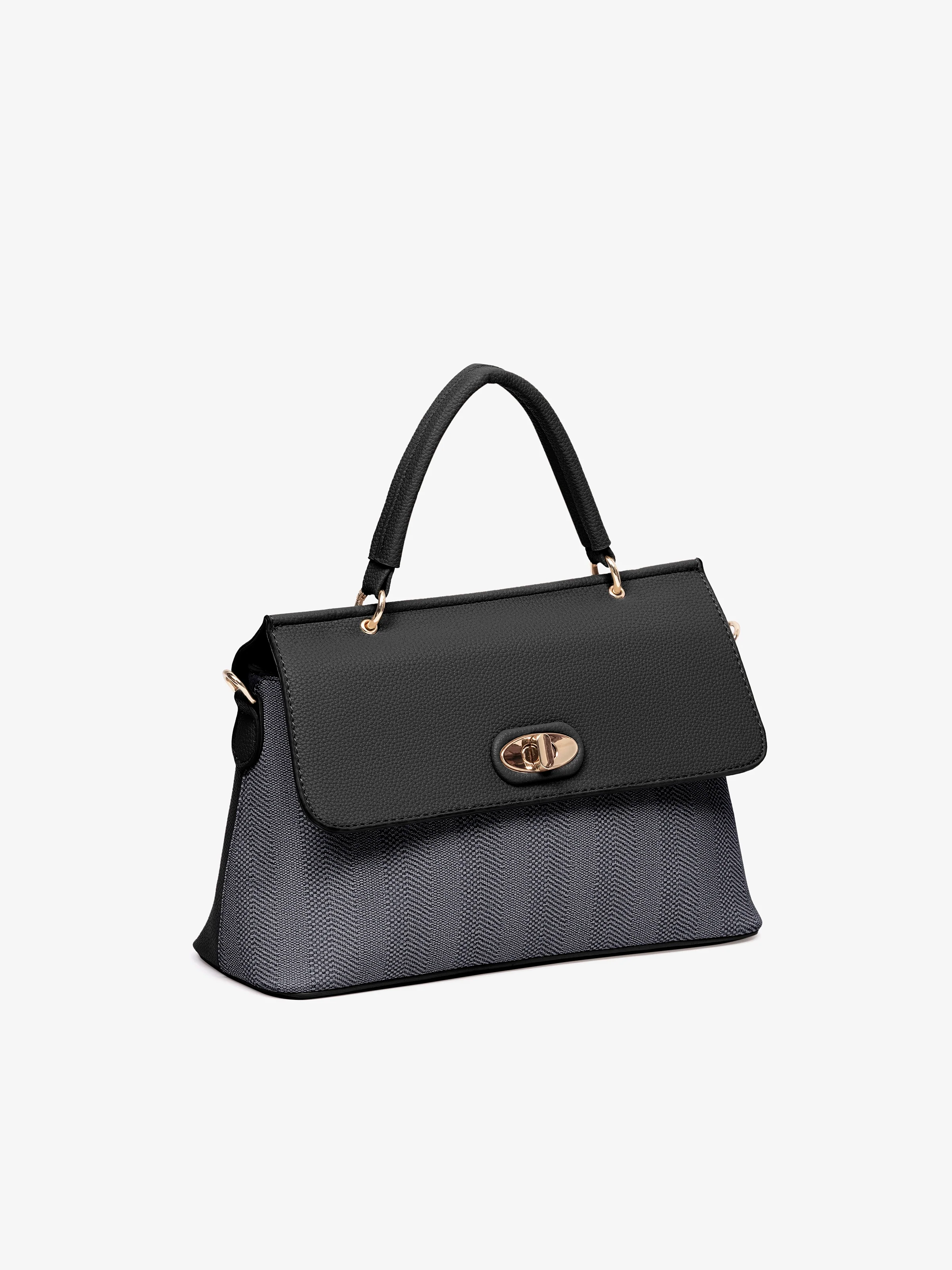 Women's Black Crossbody Bag - EAWHB5-050 - Image 2