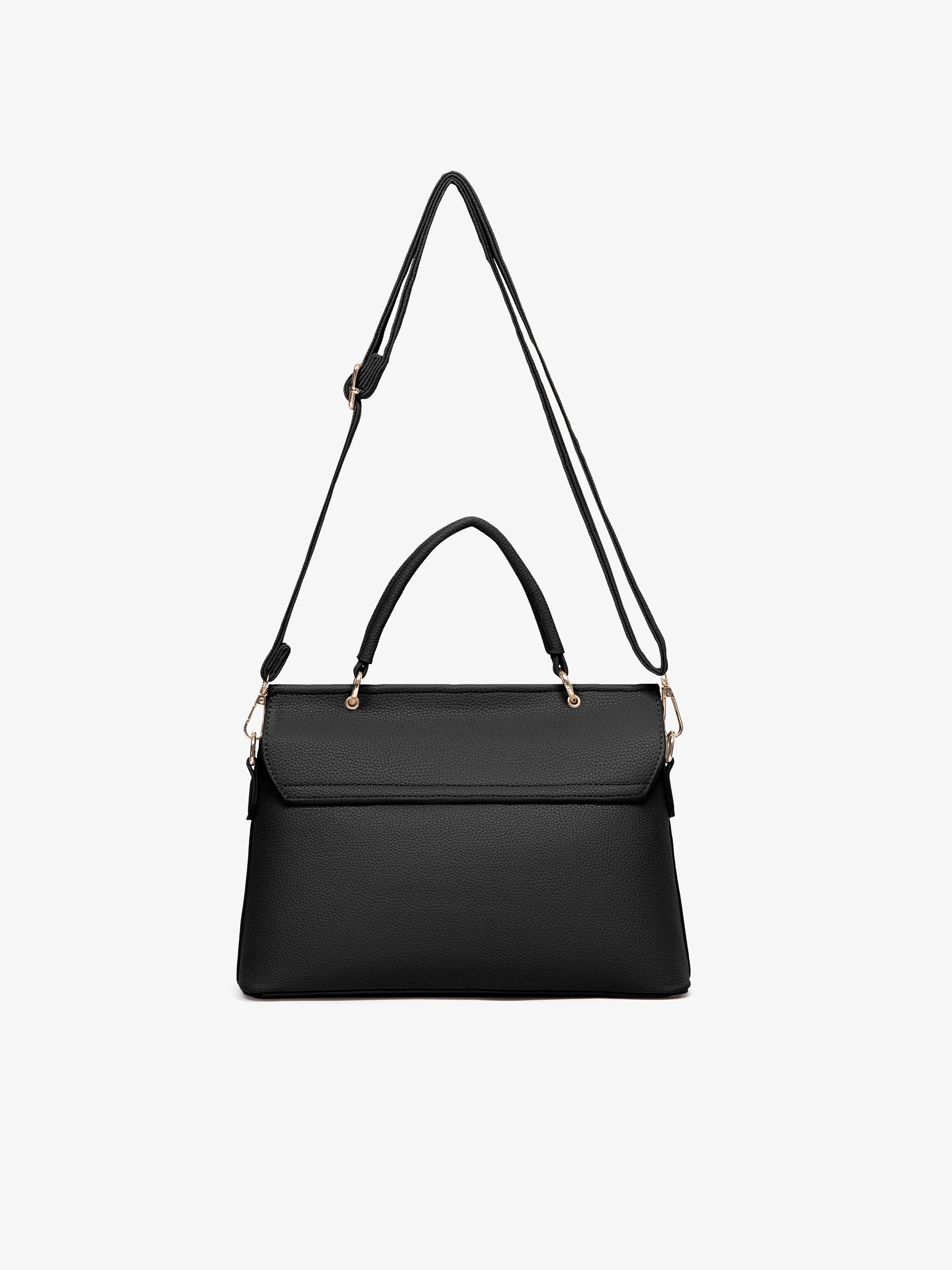 Women's Black Crossbody Bag - EAWHB5-050 - Image 4