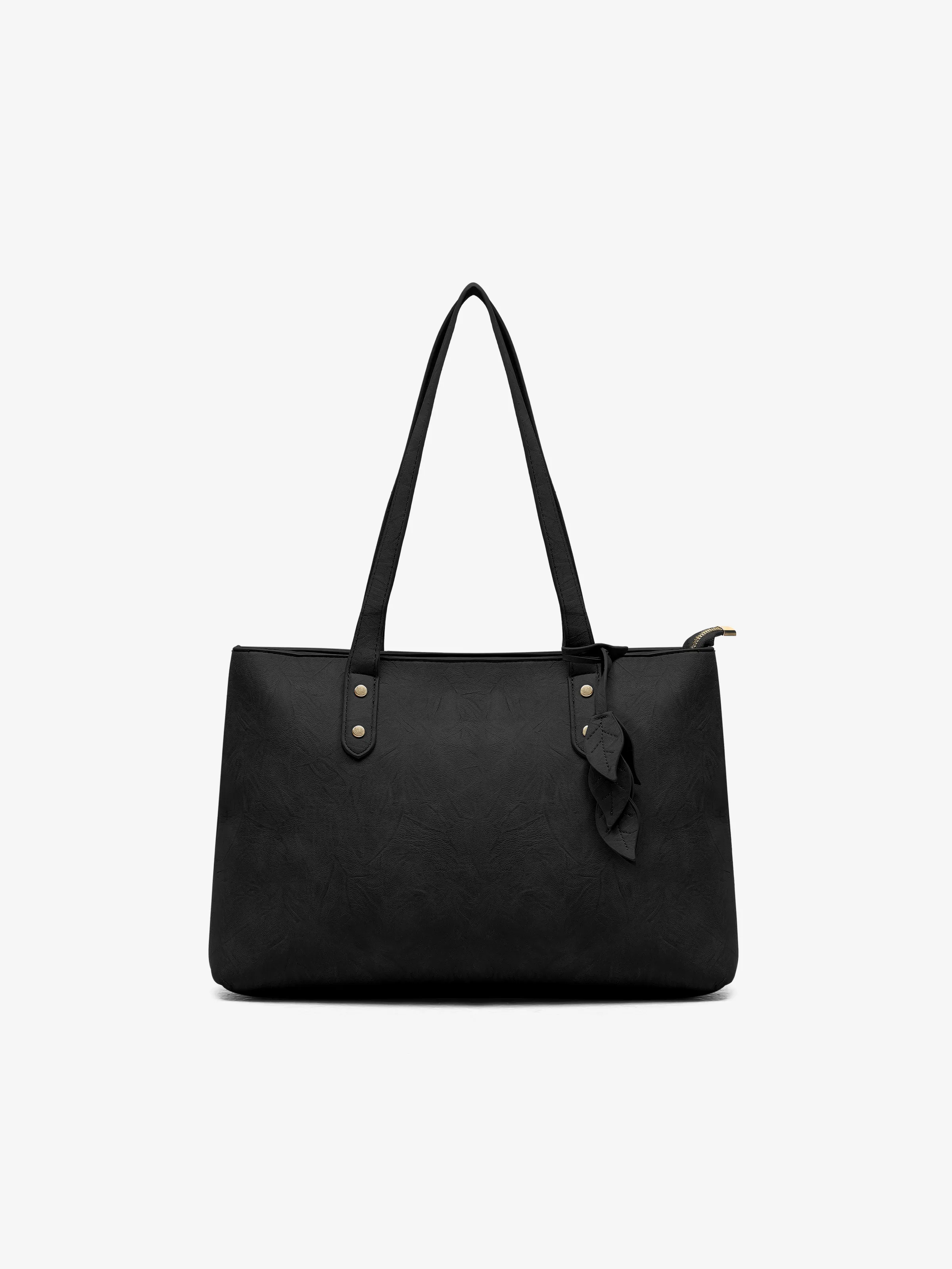 Women's Black Tote Bag - EAWHB5-051