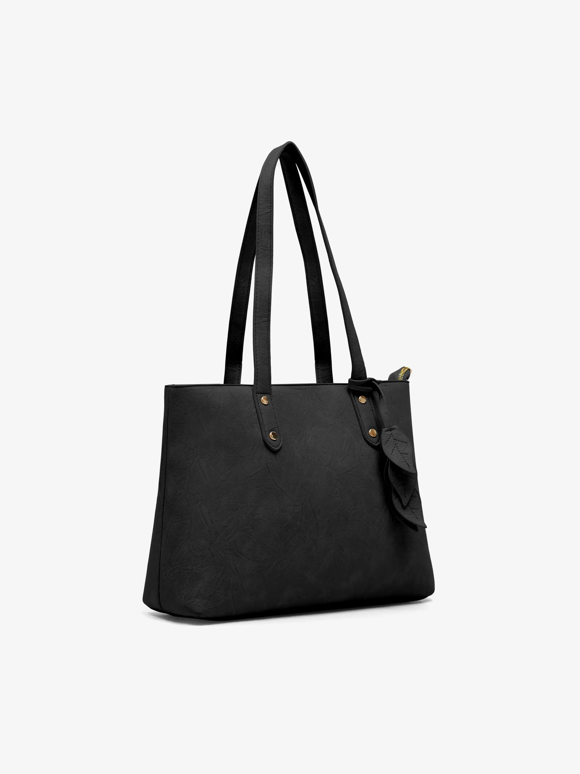 Women's Black Tote Bag - EAWHB5-051 - Image 3