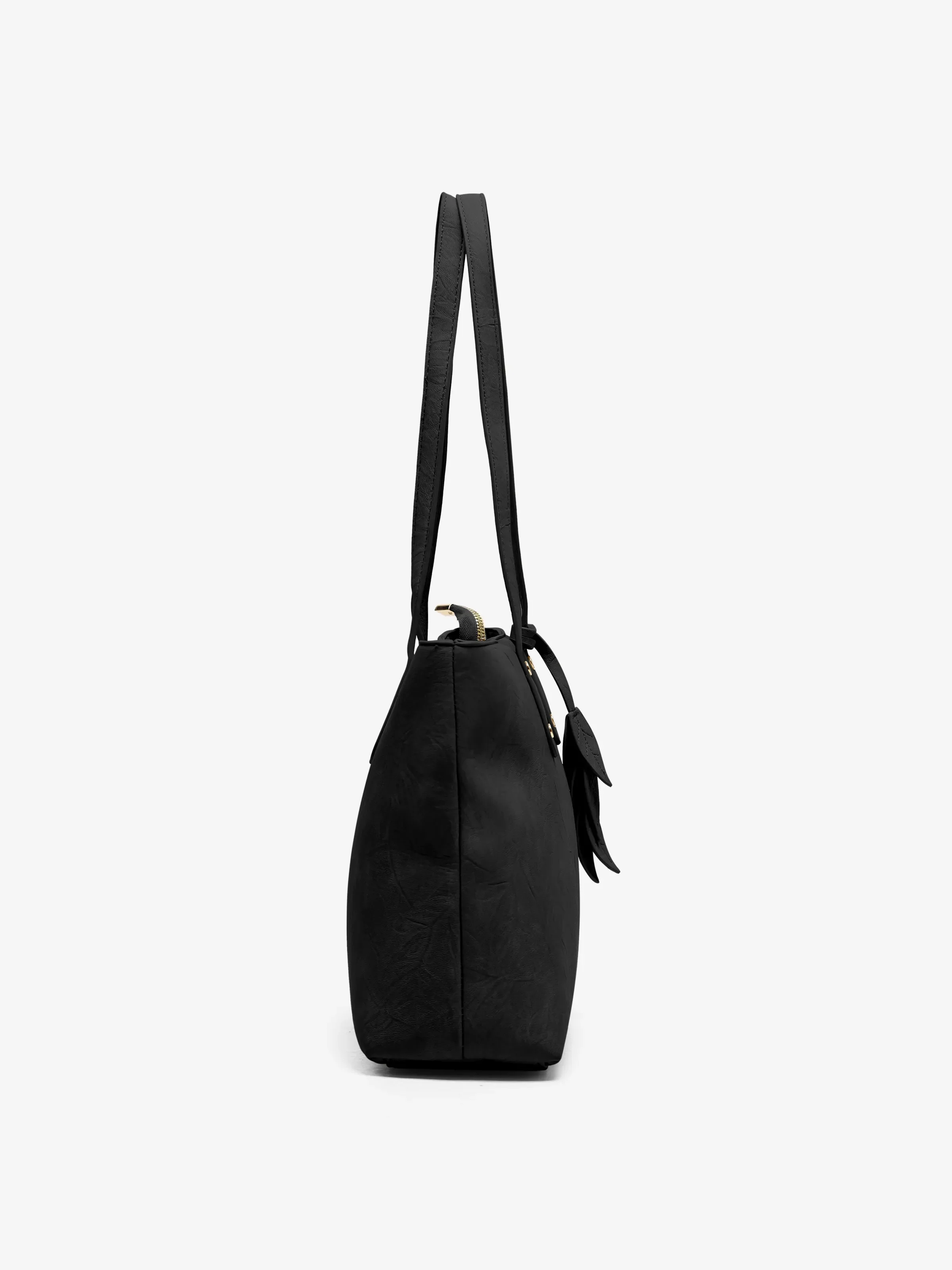 Women's Black Tote Bag - EAWHB5-051 - Image 4