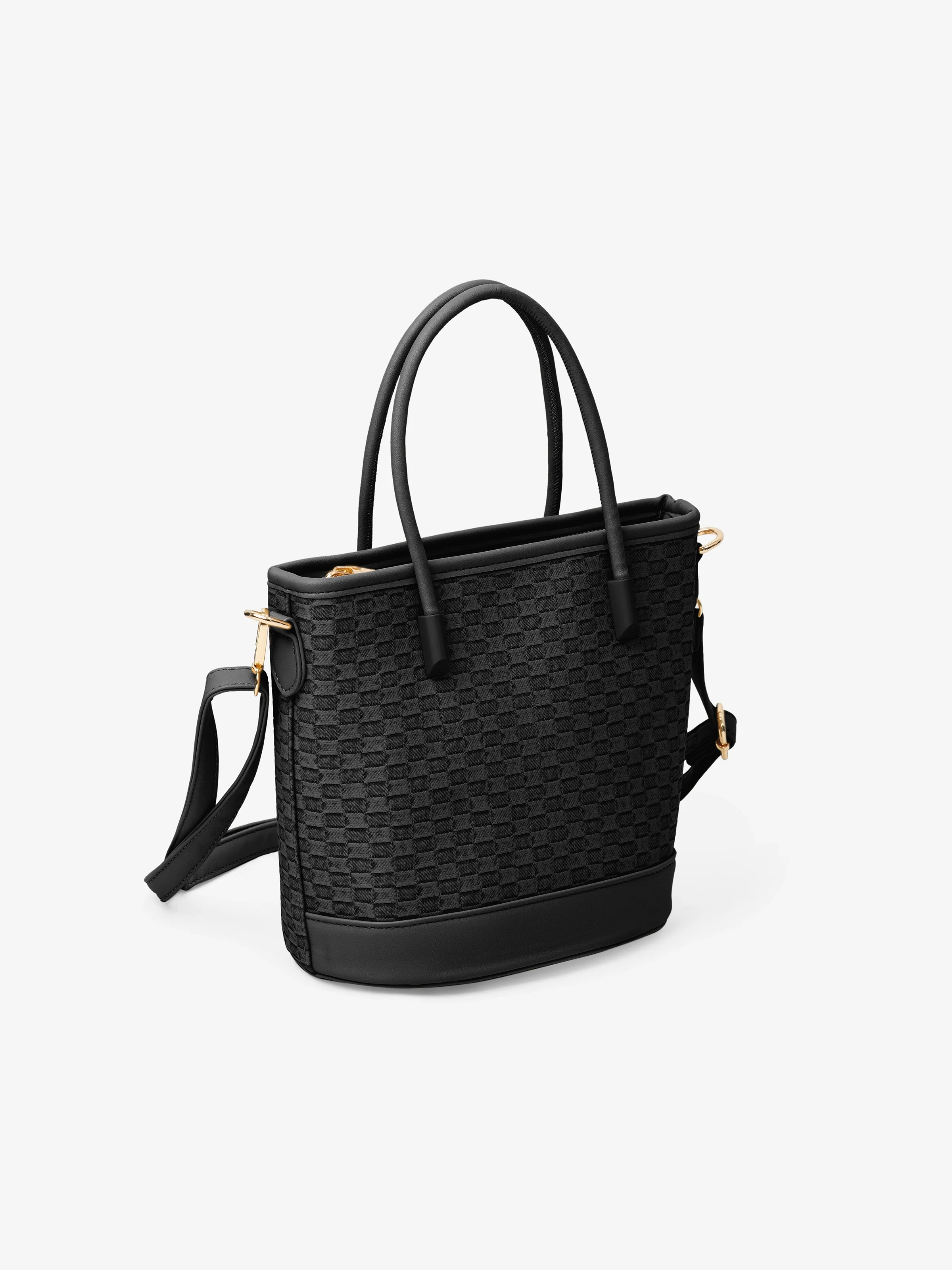 Black Bucket Shoulder Bag - EAWHB5-007 - Image 4