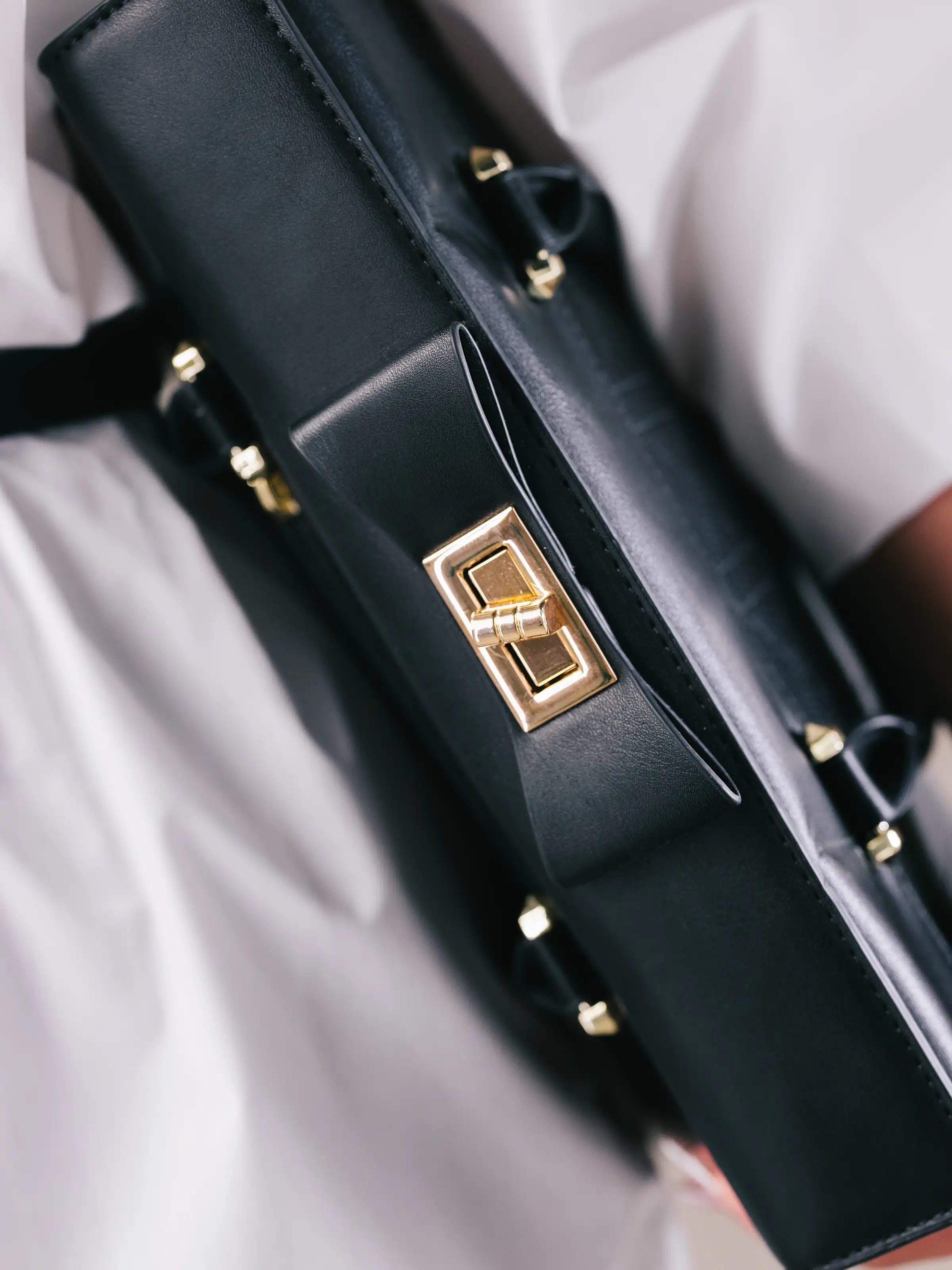 Black Hand Bag - EAWHB5-019 - Image 6
