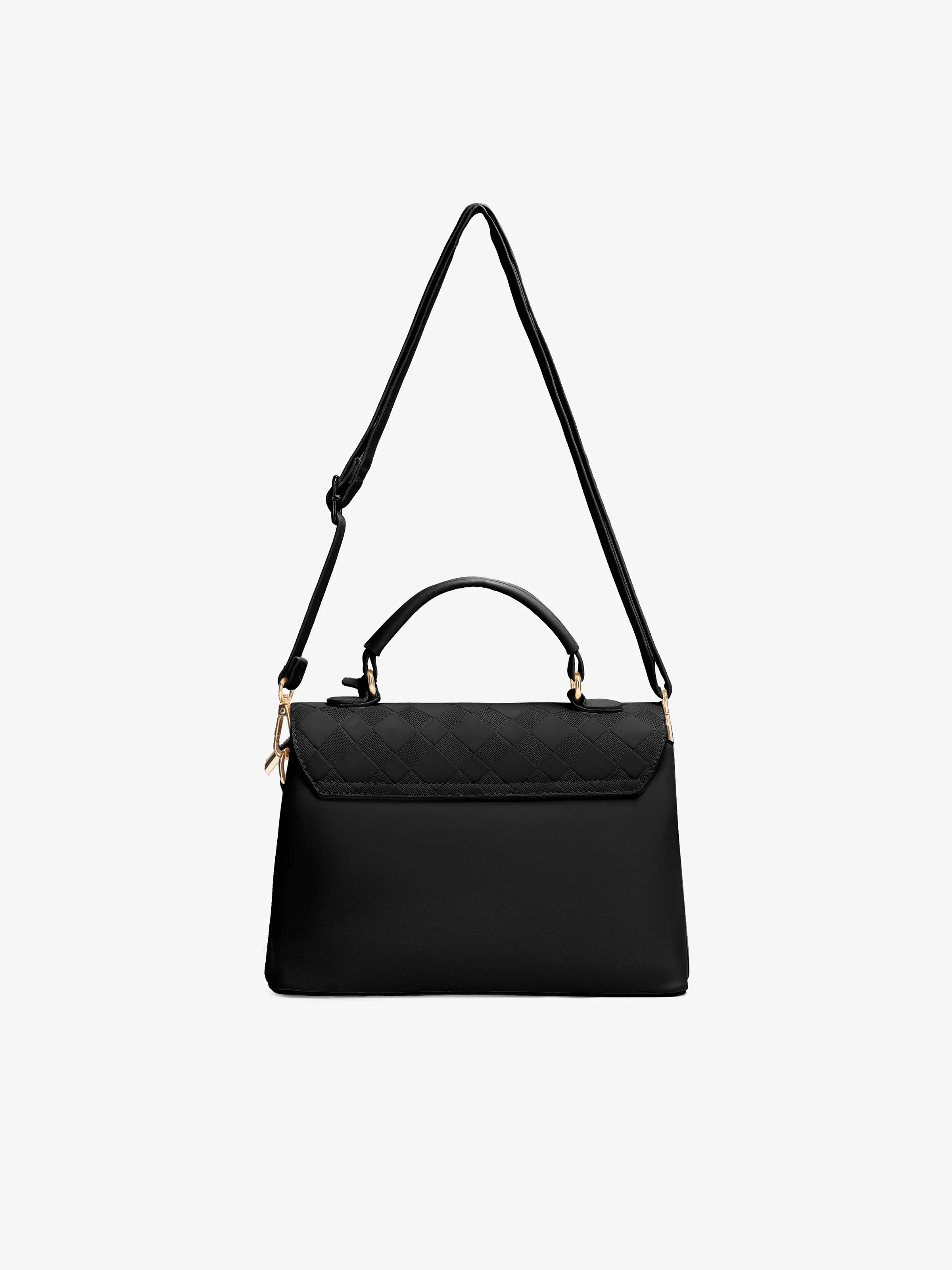 Black Shoulder Bag - EAWHB5-024 - Image 4
