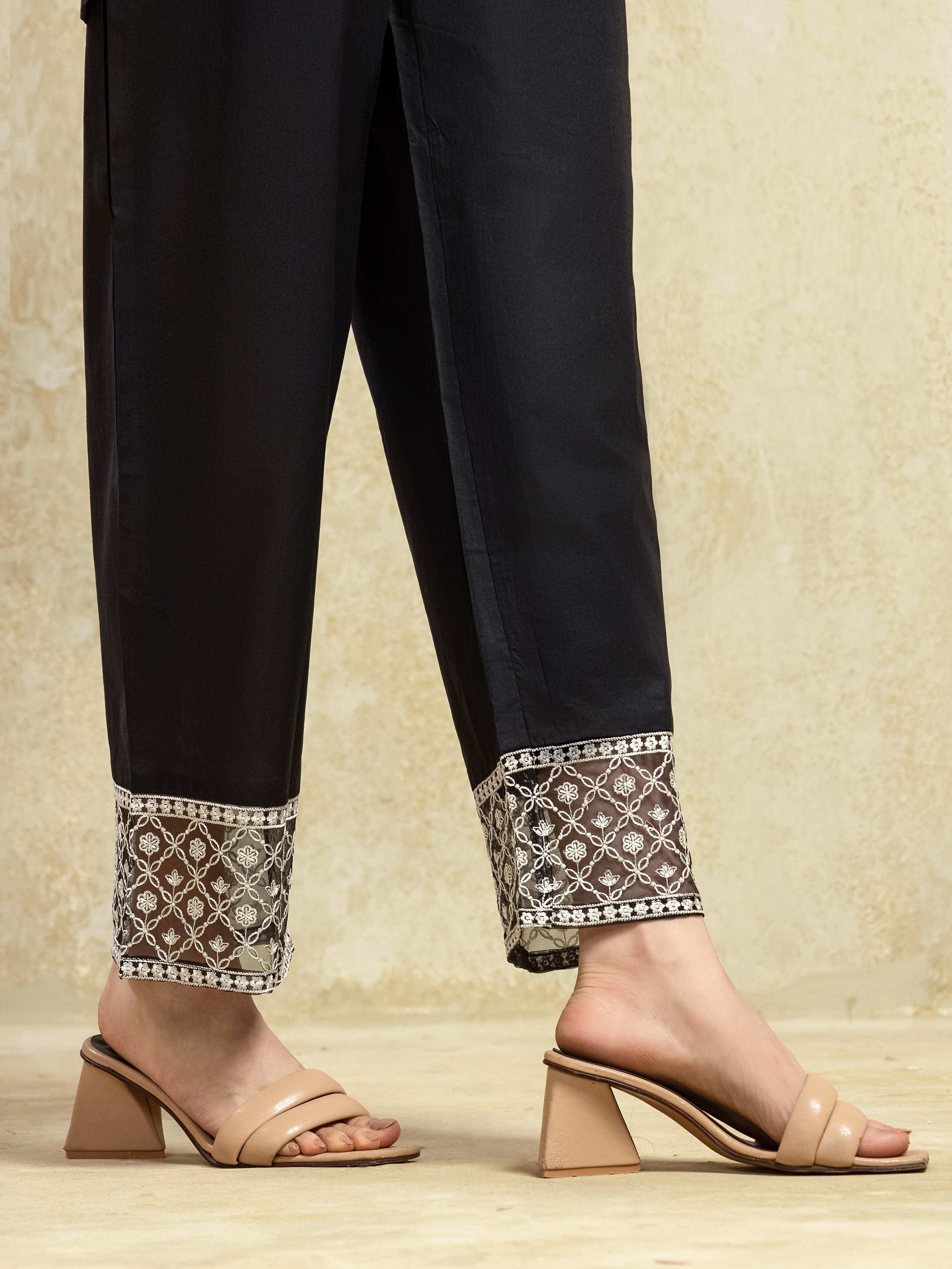 Women's Black Trouser - EWBE5-76603 - Image 3