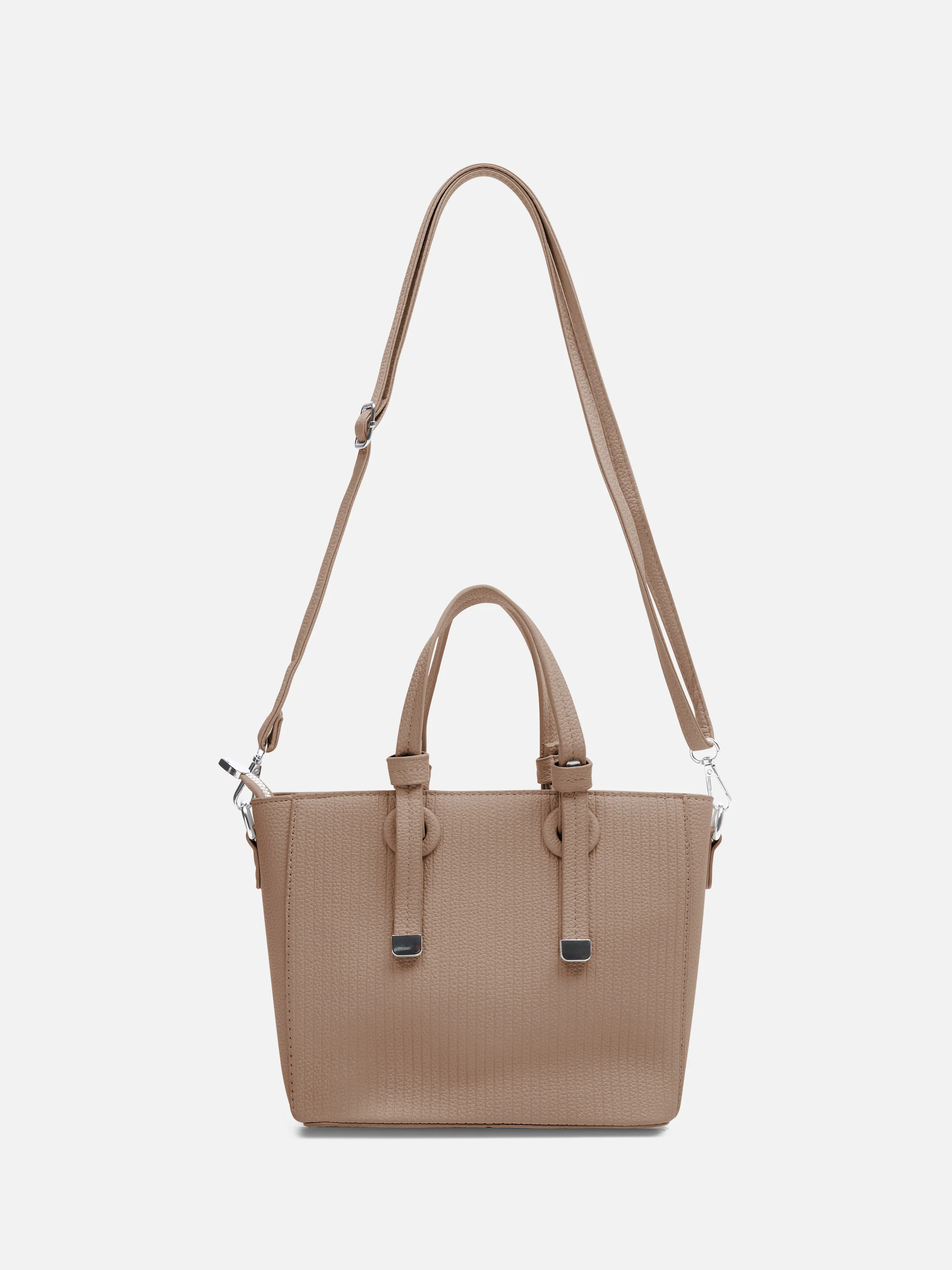 Women's Brown Crossbody Satchel Bag - EAWHB5-035 - Image 2