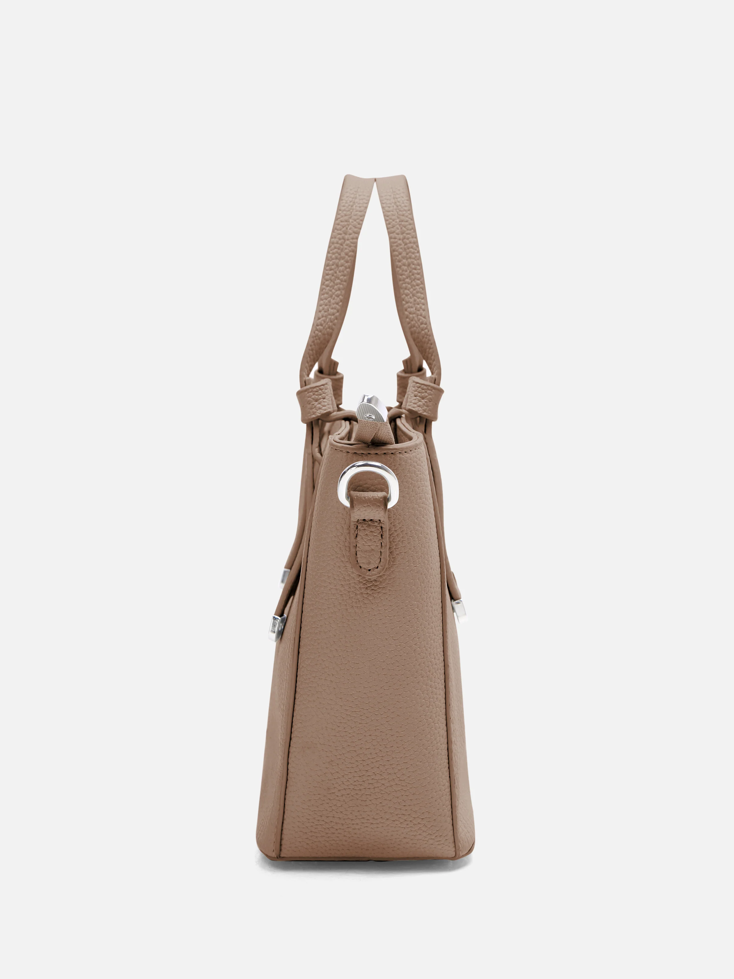 Women's Brown Crossbody Satchel Bag - EAWHB5-035 - Image 3