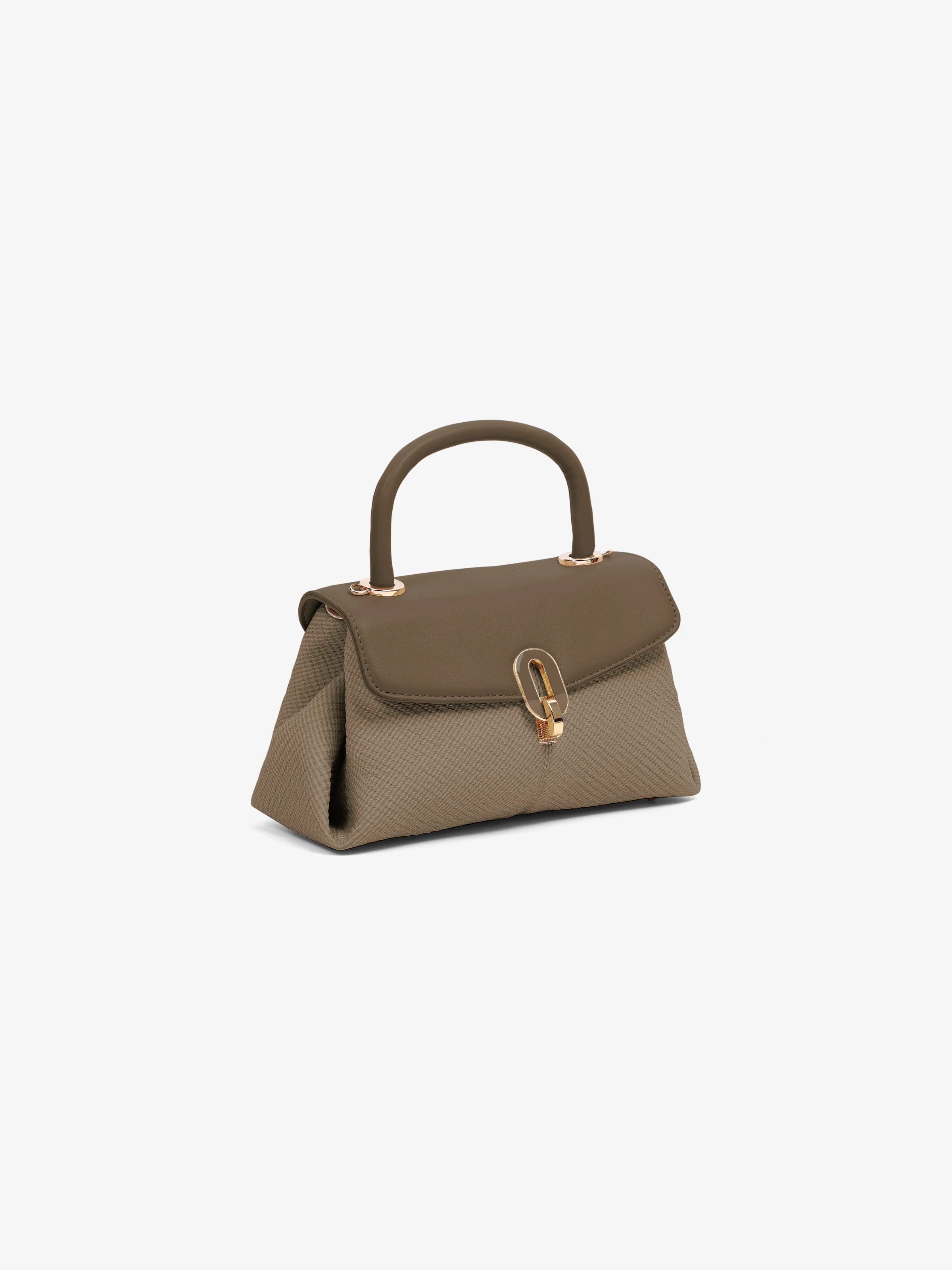 Women's Brown Top-handle Crossbody Bag - EAWHB5-036 - Image 3