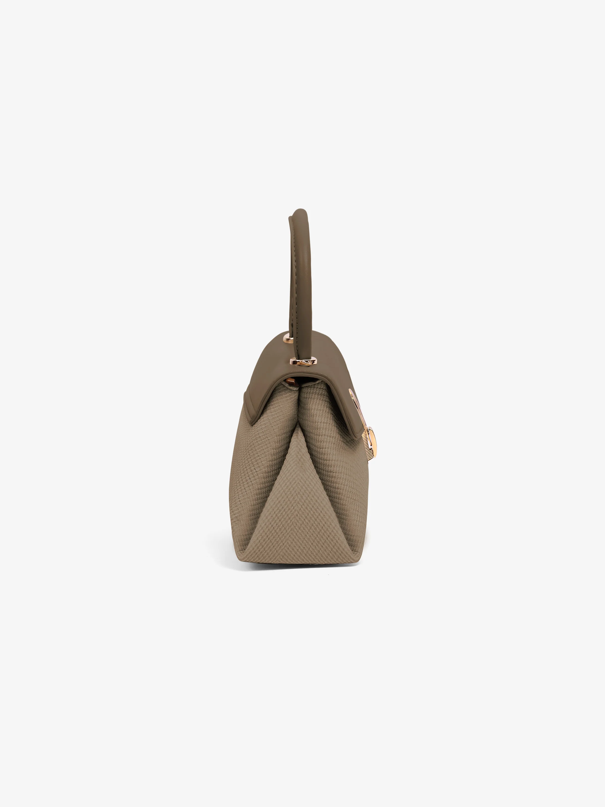 Women's Brown Top-handle Crossbody Bag - EAWHB5-036 - Image 4