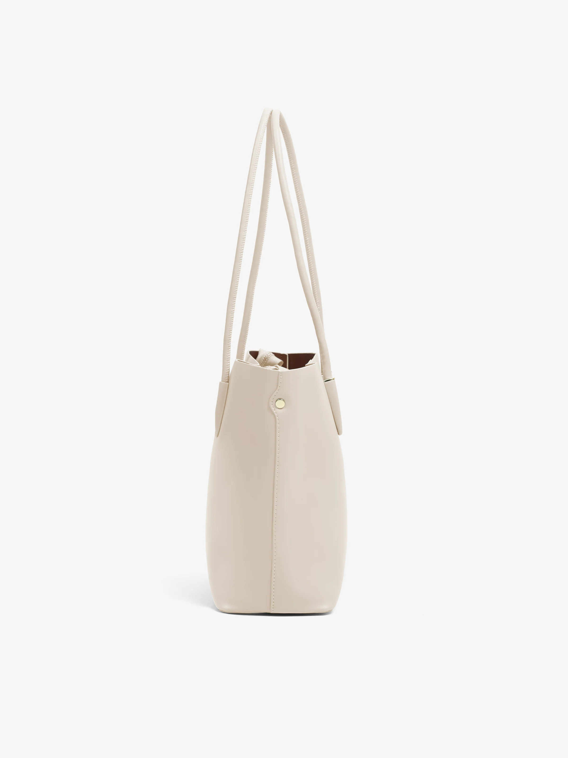 Women's Cream Tote Bag - EAWHB5-040 - Image 2