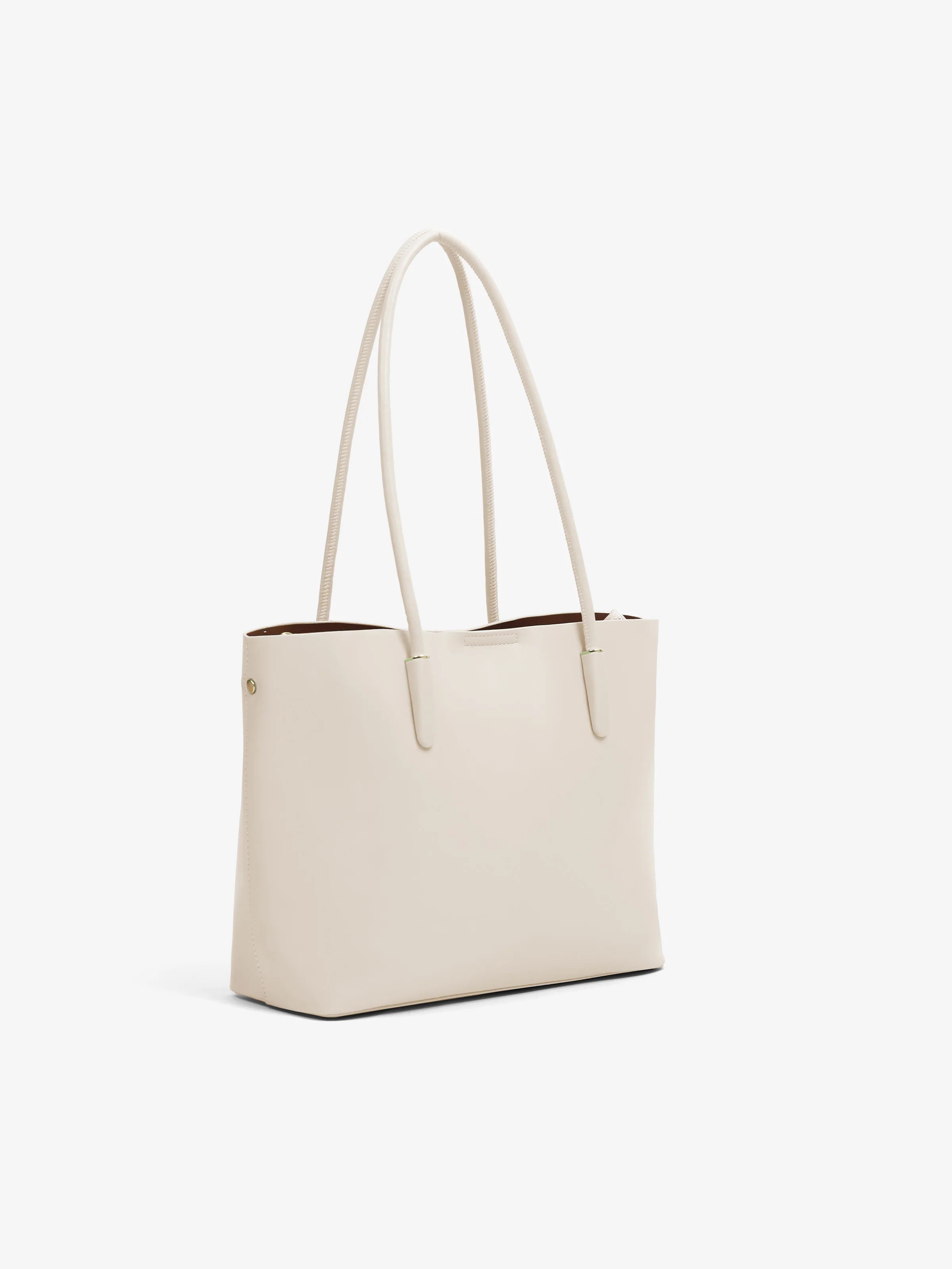 Women's Cream Tote Bag - EAWHB5-040 - Image 3
