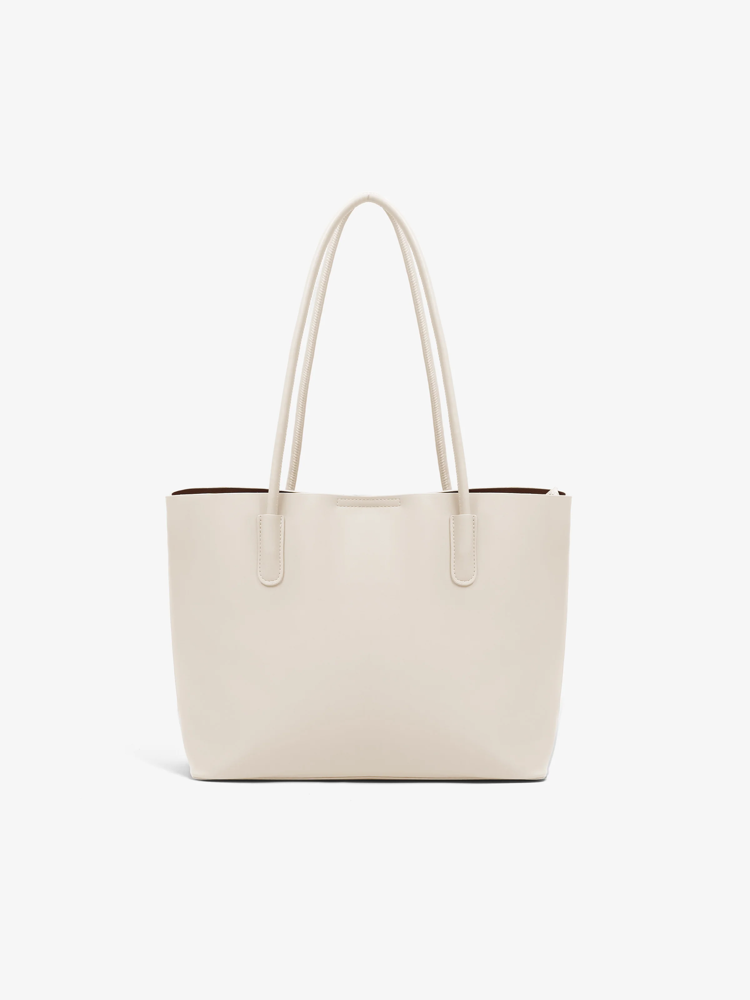 Women's Cream Tote Bag - EAWHB5-040 - Image 4