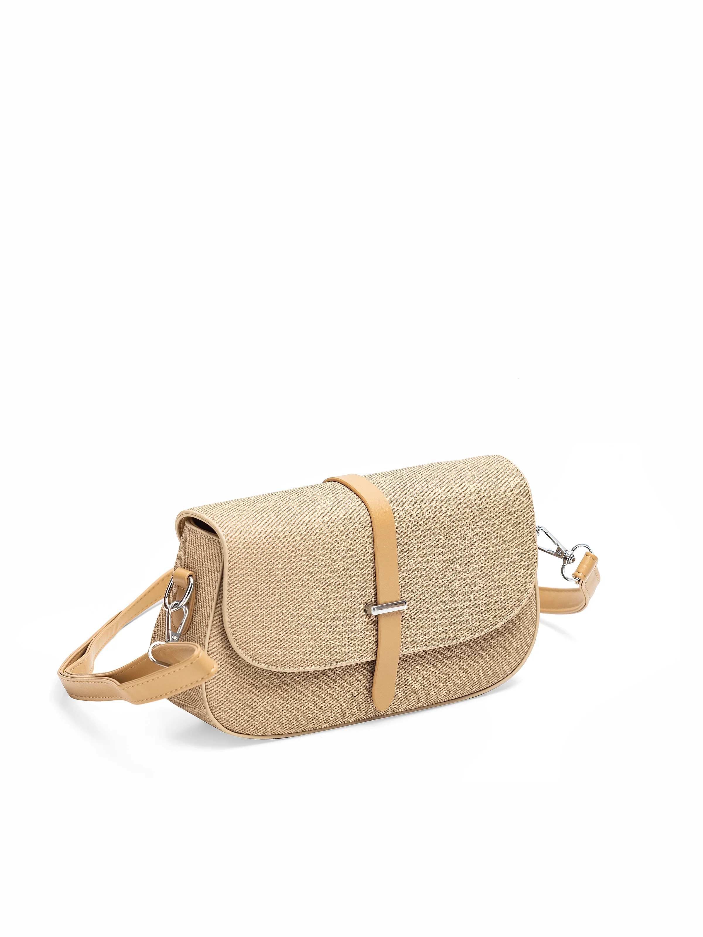 Cream Shoulder Bag - EAWHB5-021 - Image 6