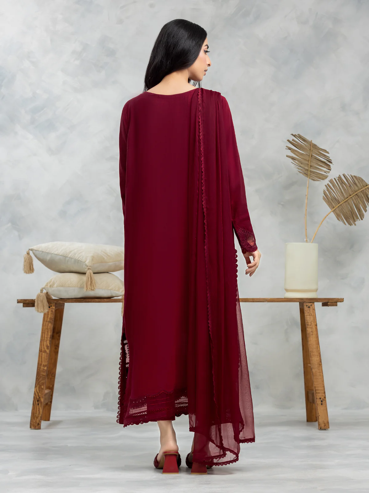 Unstitched Embroidered Cambric Suit - EWU24V2-30151-3P - Image 5