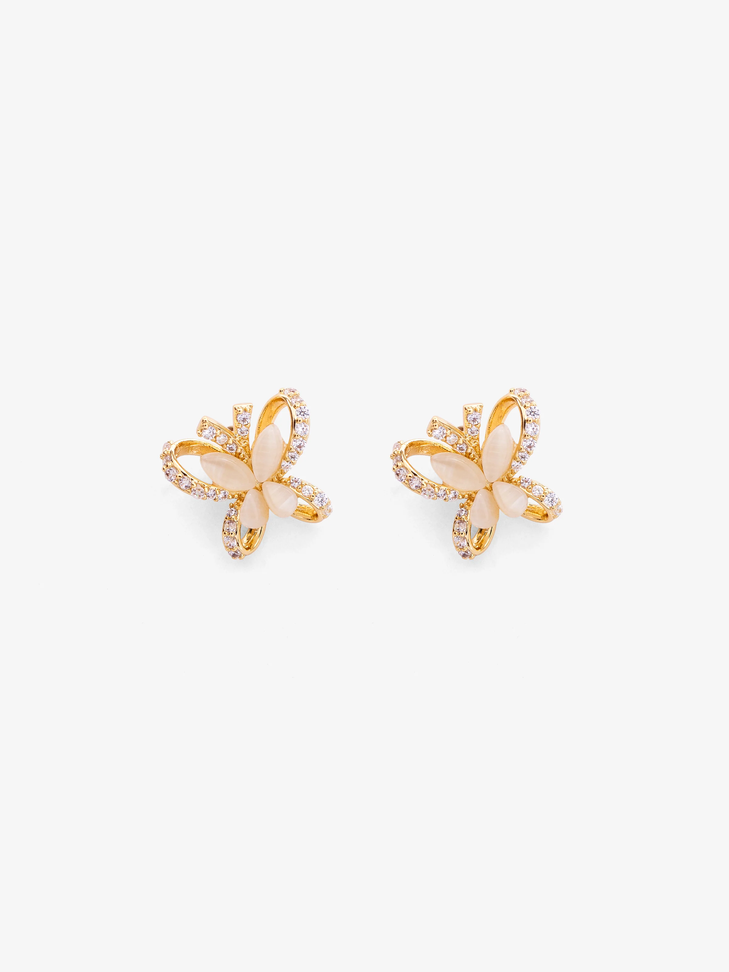 Butterfly Pave Earstuds - EAWE5-116