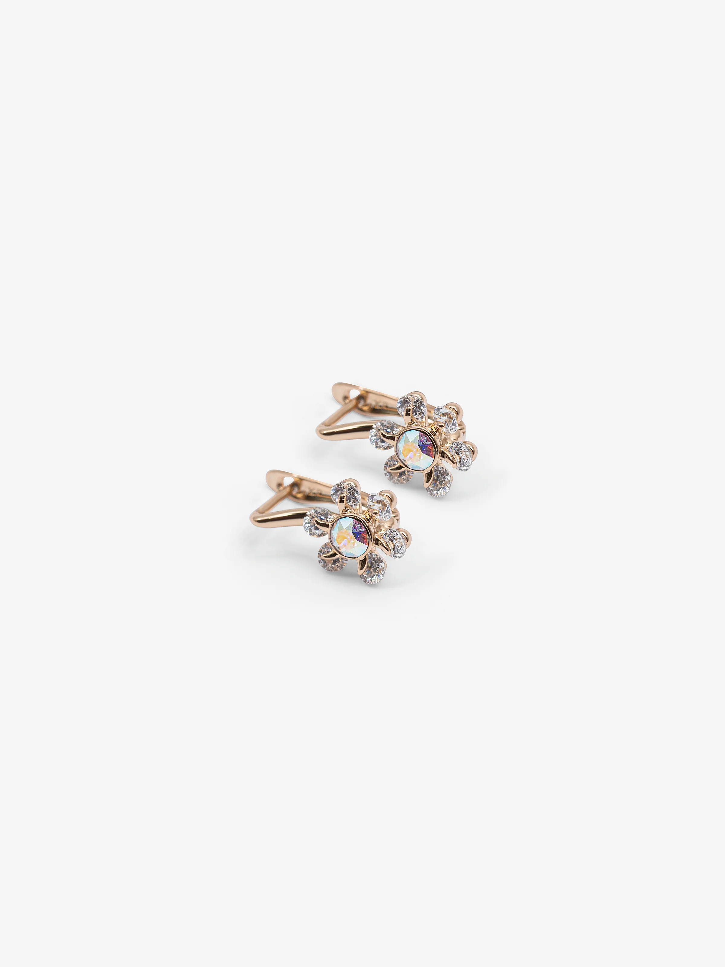 Golden Blossom Earrings - EAWE5-095 - Image 2