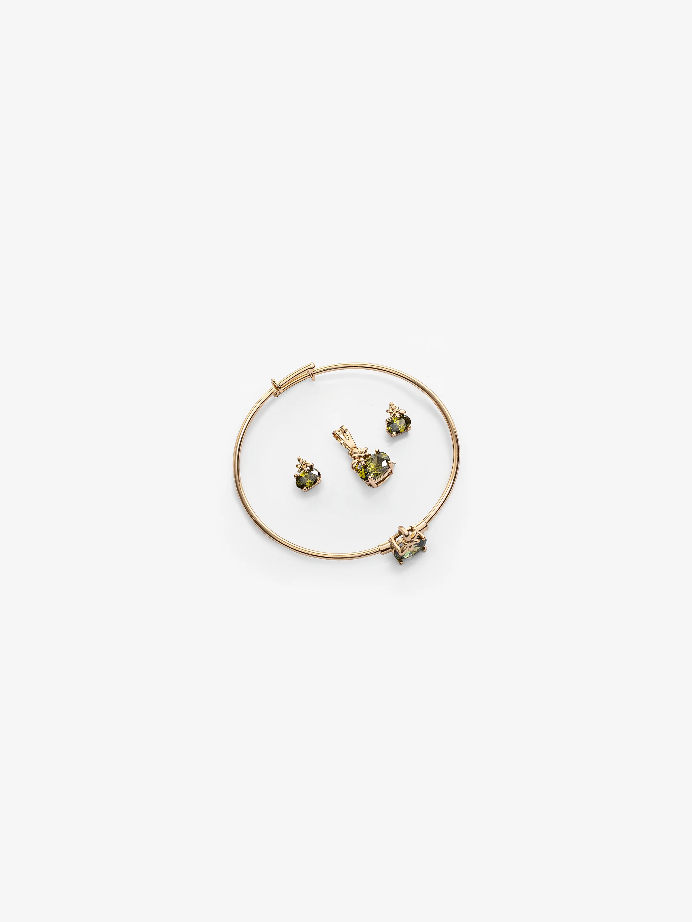 Emerald Dream Jewelry Set - EAWJS5-006 - Image 2