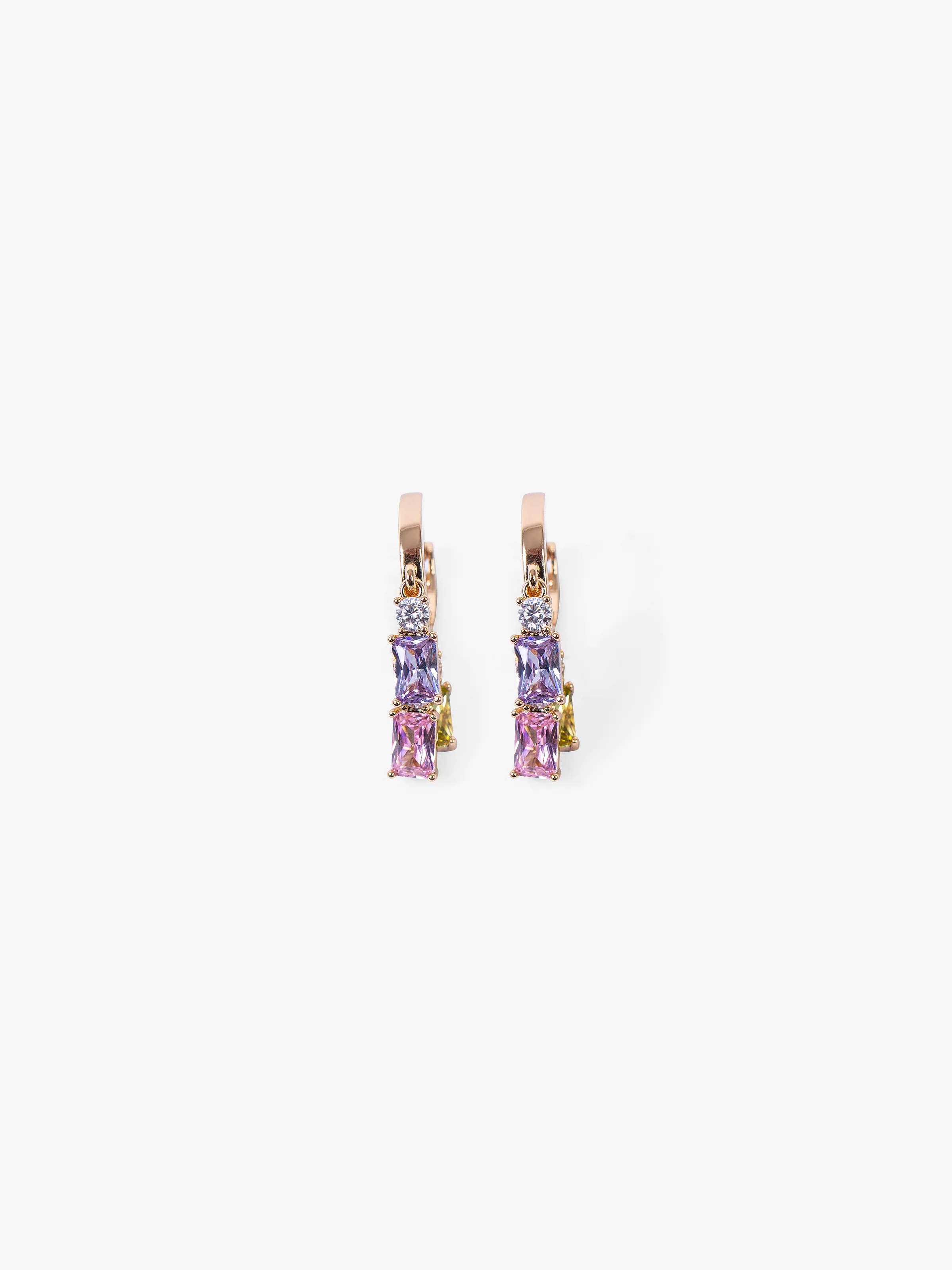 Sunset Bloom Hoops - EAWE5-078 - Image 2