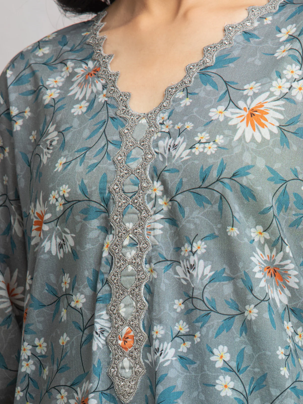 Unstitched Printed Cambric Suit - EWU24M2-020 - Image 4