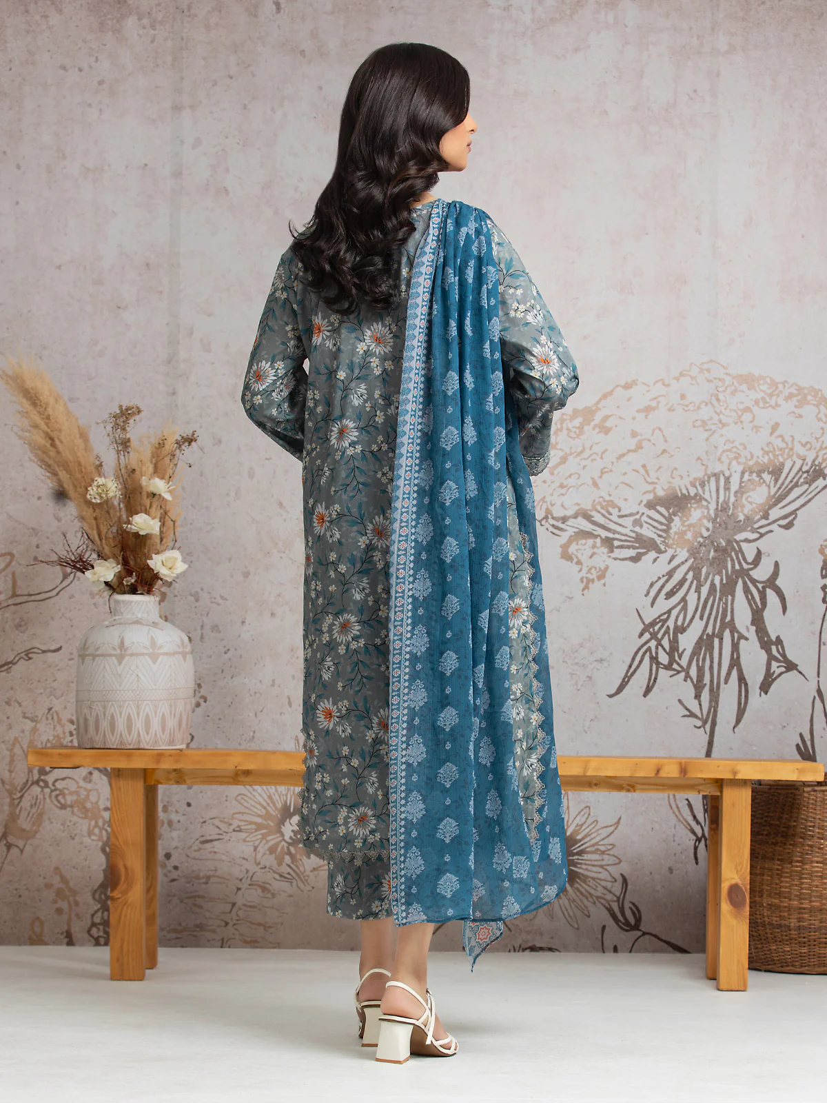 Unstitched Printed Cambric Suit - EWU24M2-020 - Image 5