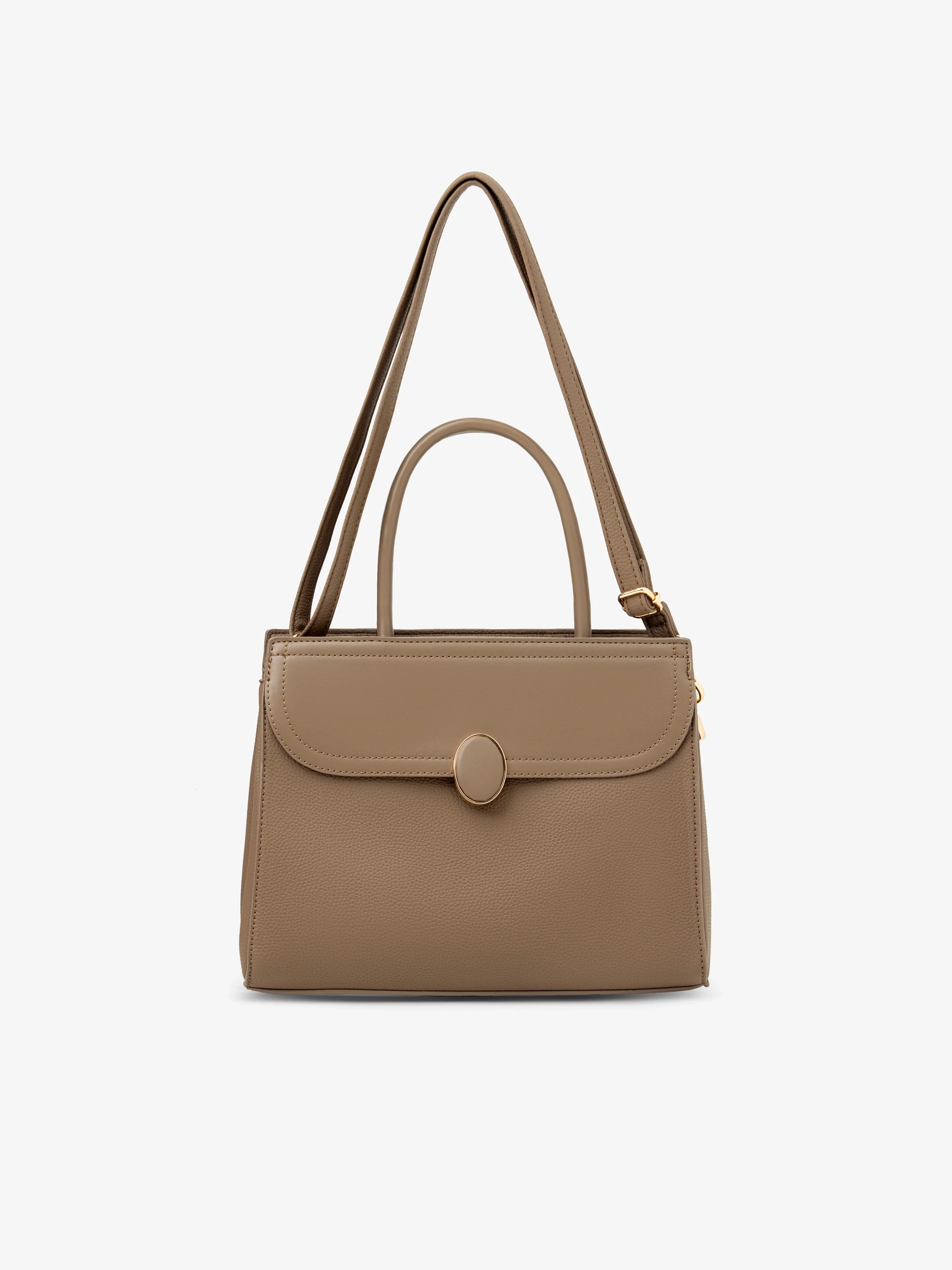 Khaki Hand Bag - EAWHB5-004 - Image 2