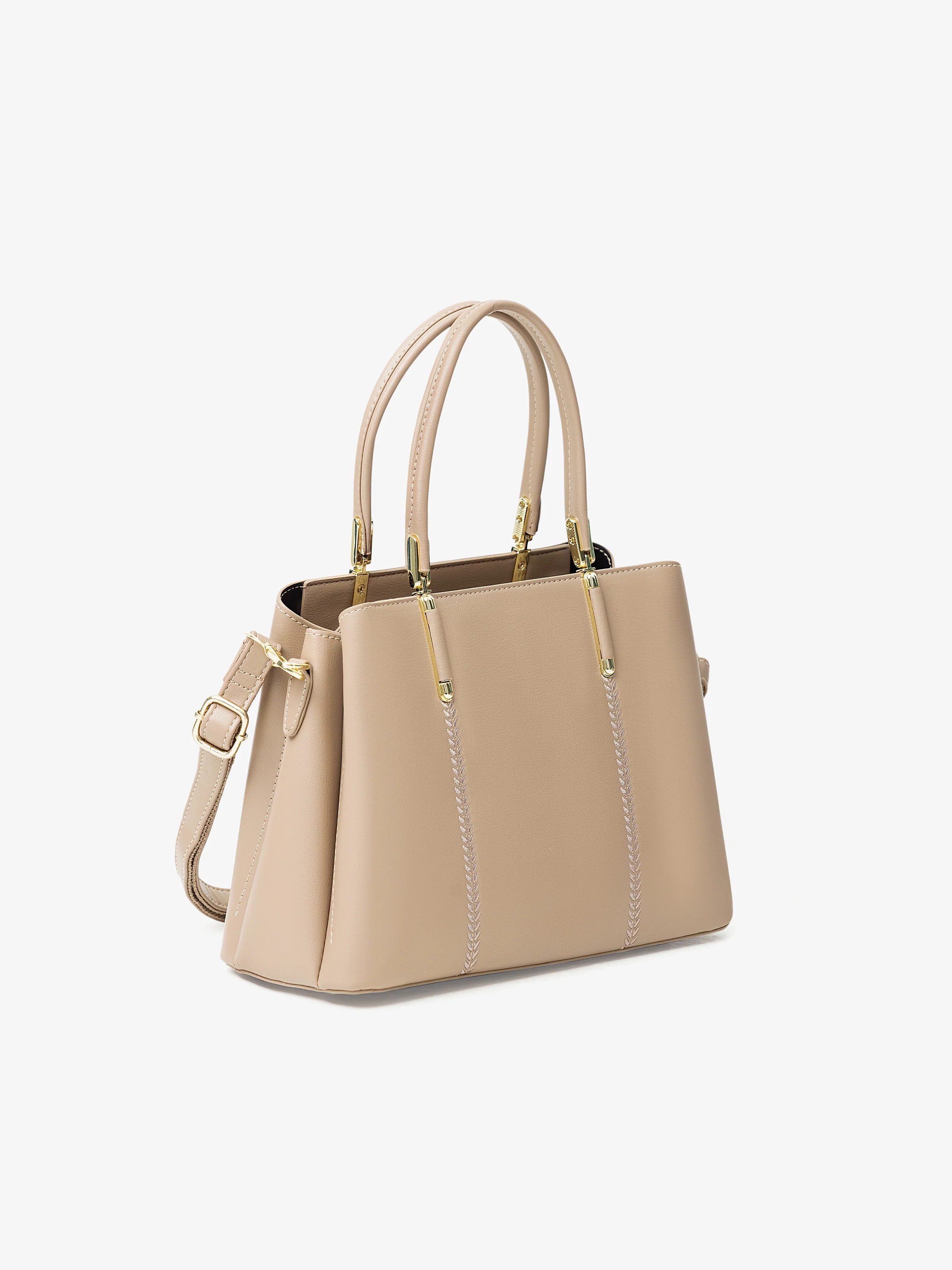 Khaki Hand Bag - EAWHB5-005 - Image 2