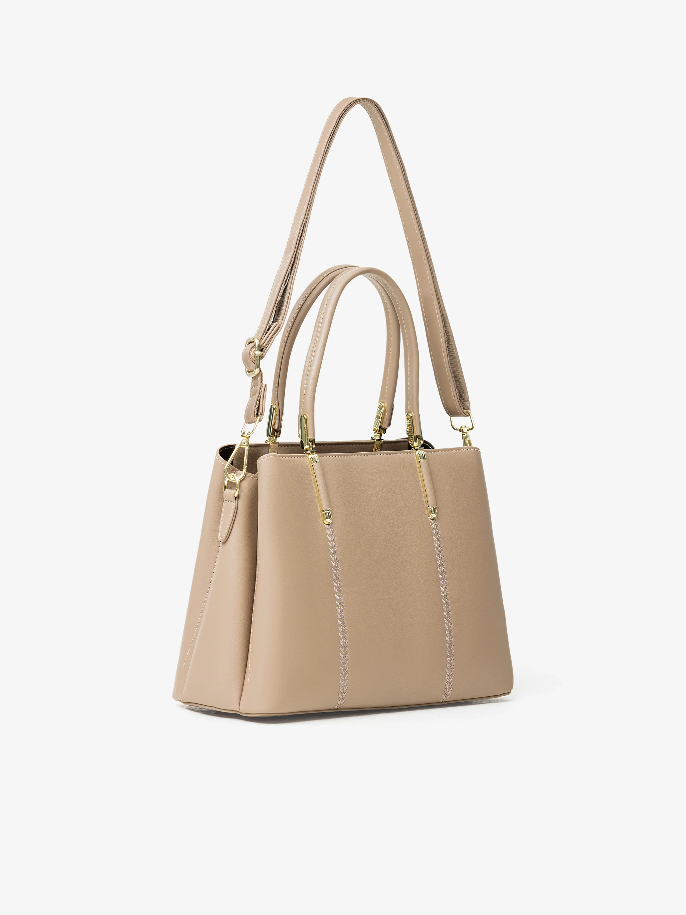 Khaki Hand Bag - EAWHB5-005 - Image 4