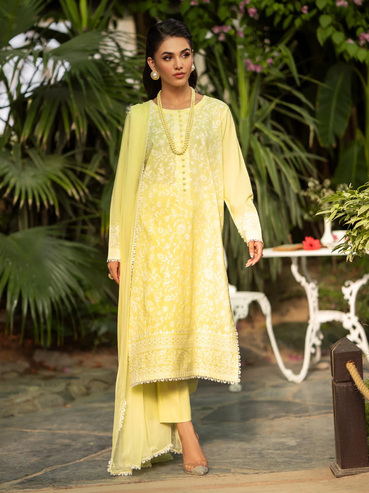 Unstitched Embroidered Cambric Suit - EWU24V2-28628-3P