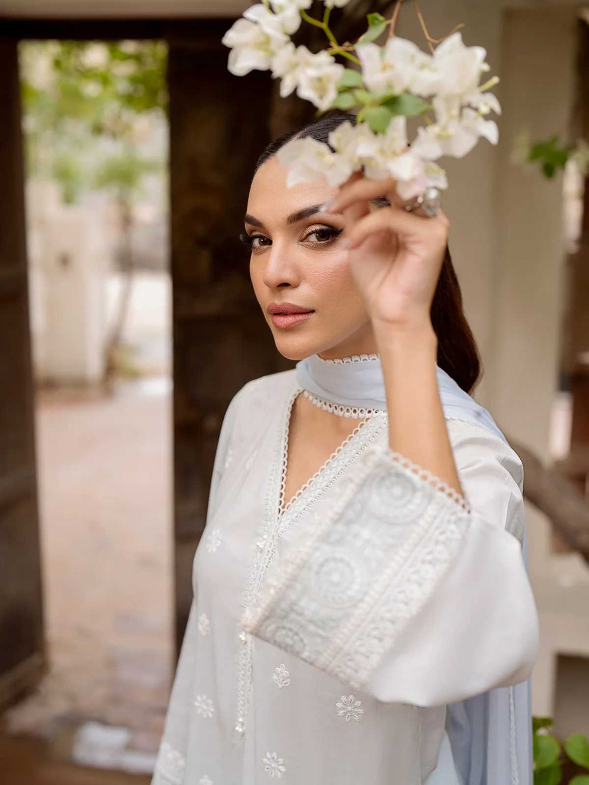 Unstitched Embroidered Cambric Suit - EWU24V2-28619-3P - Image 2