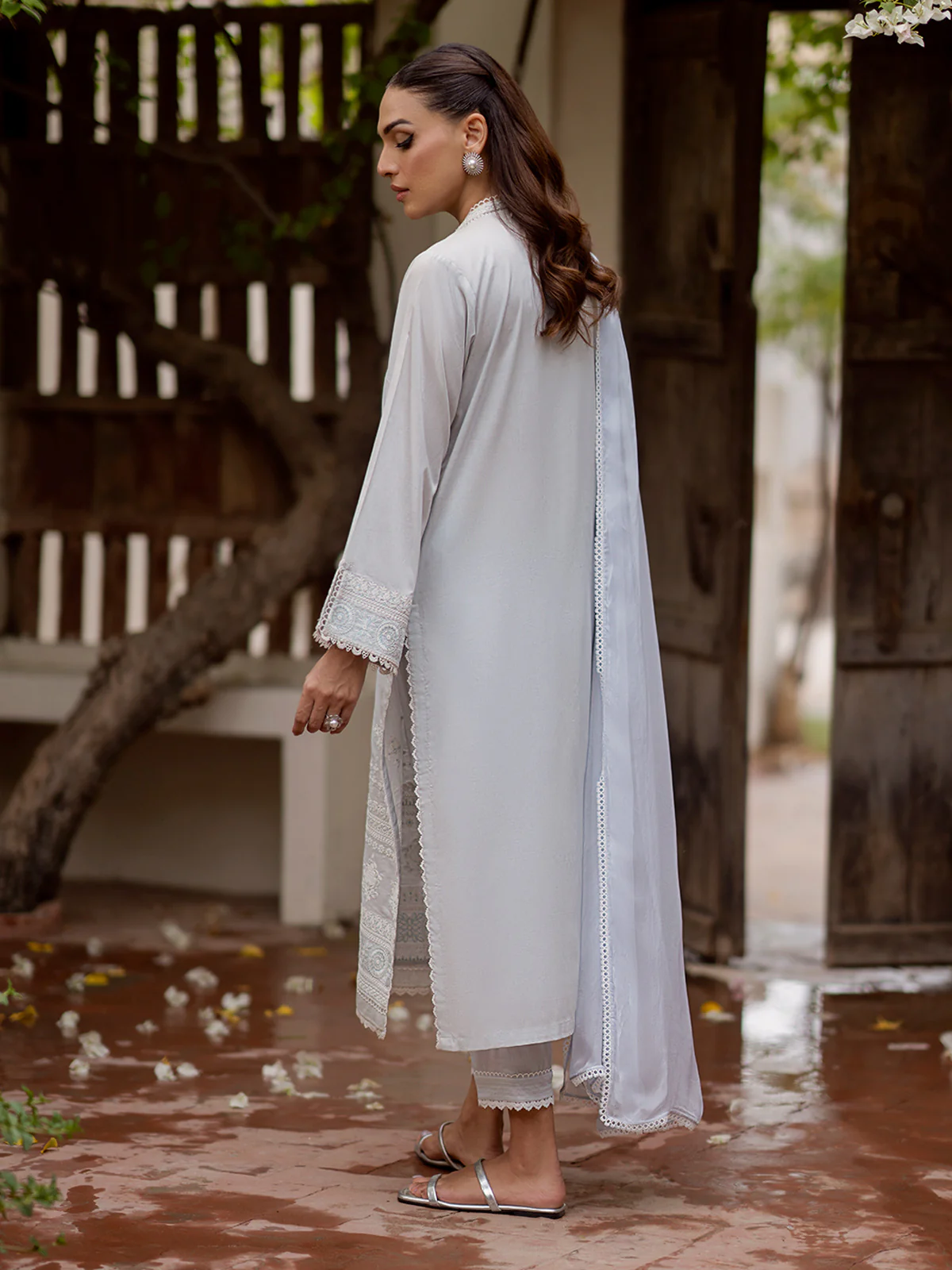 Unstitched Embroidered Cambric Suit - EWU24V2-28619-3P - Image 7