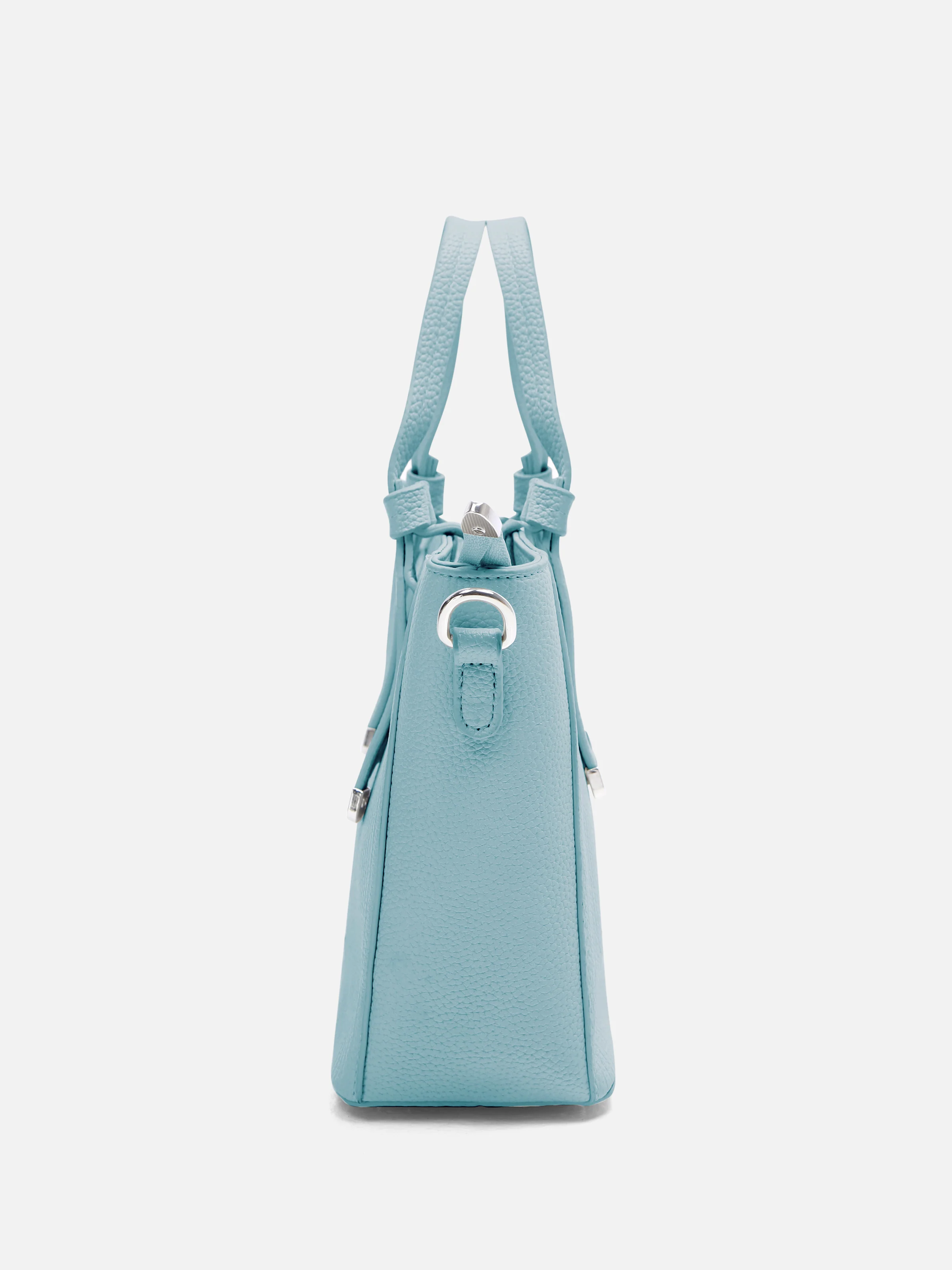 Women's Light Blue Crossbody Satchel Bag - EAWHB5-035 - Image 3